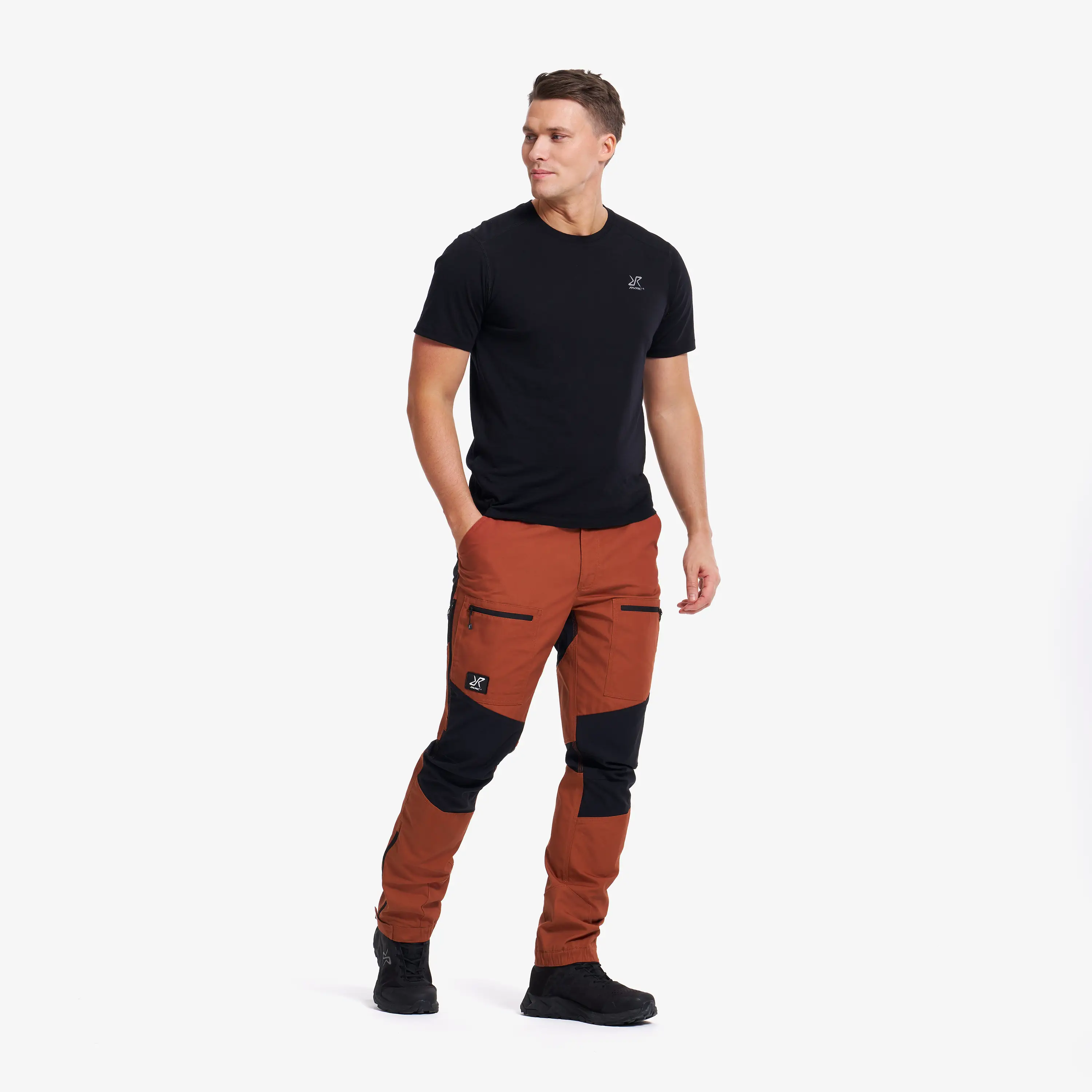 Nordwand Pro Pants Rusty Orange/Black Herren,