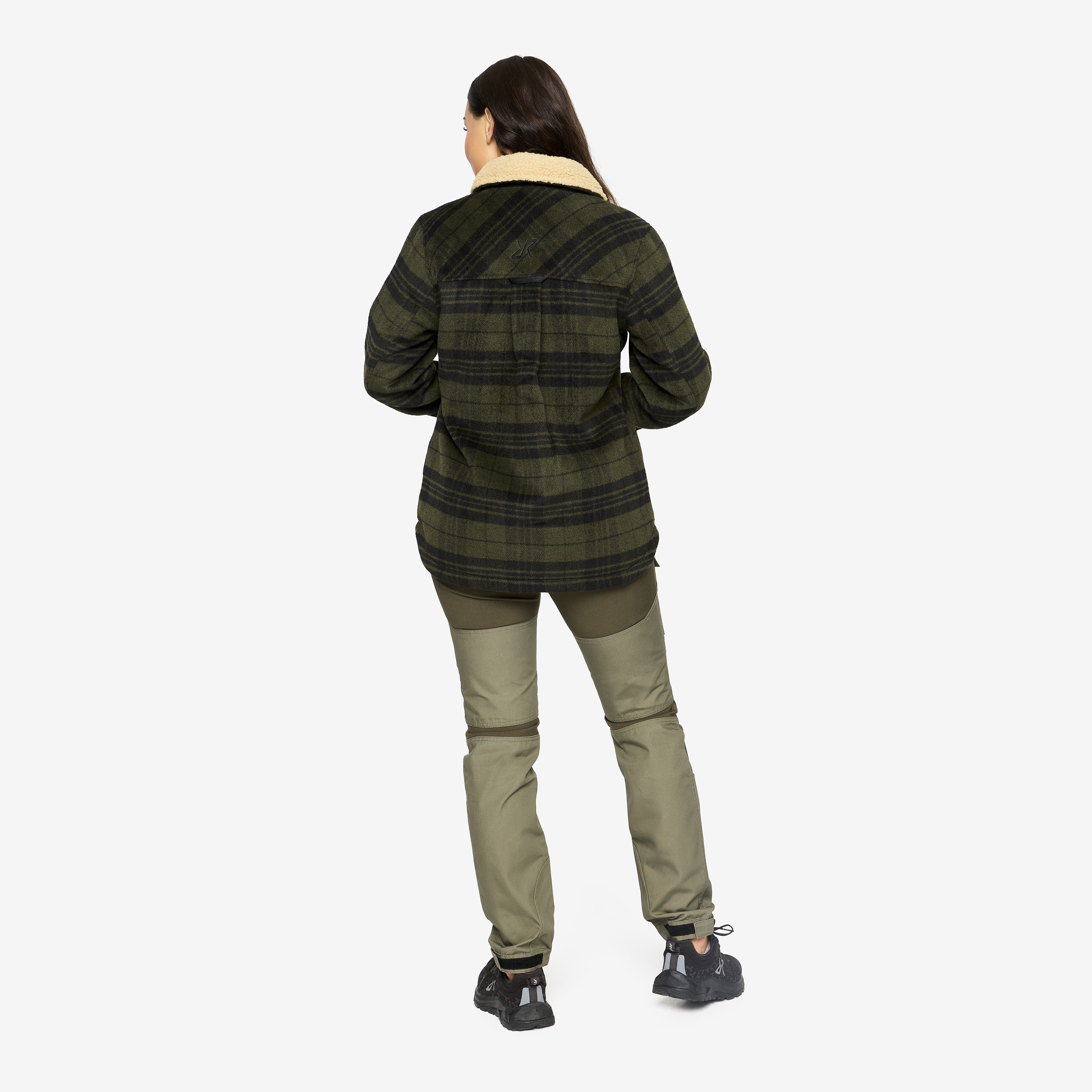 Lumber Jacket Women Black/Dark Olive