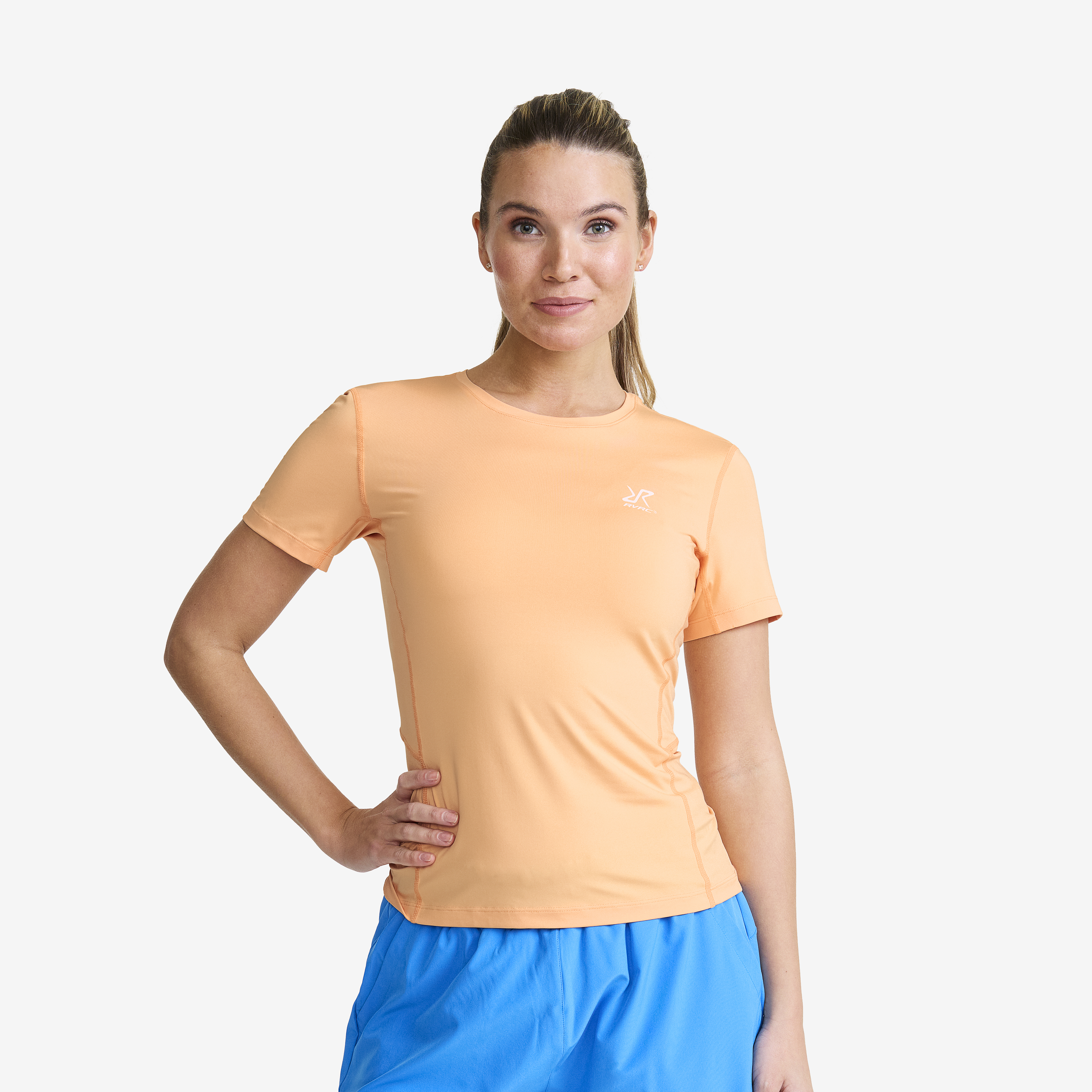 Stride Active T-shirt Peach Fuzz Femme