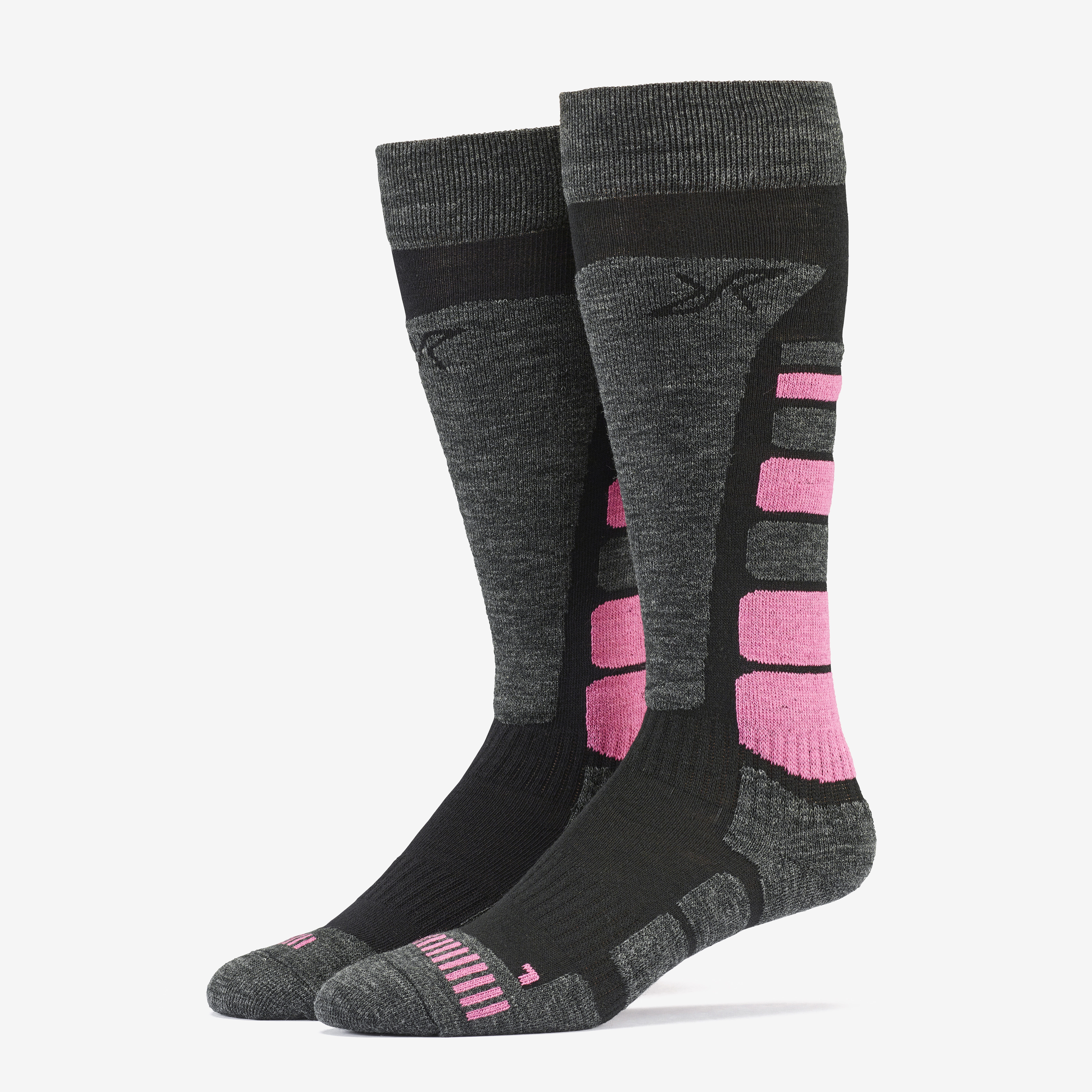 Ski Sock Dusty Pink Dames