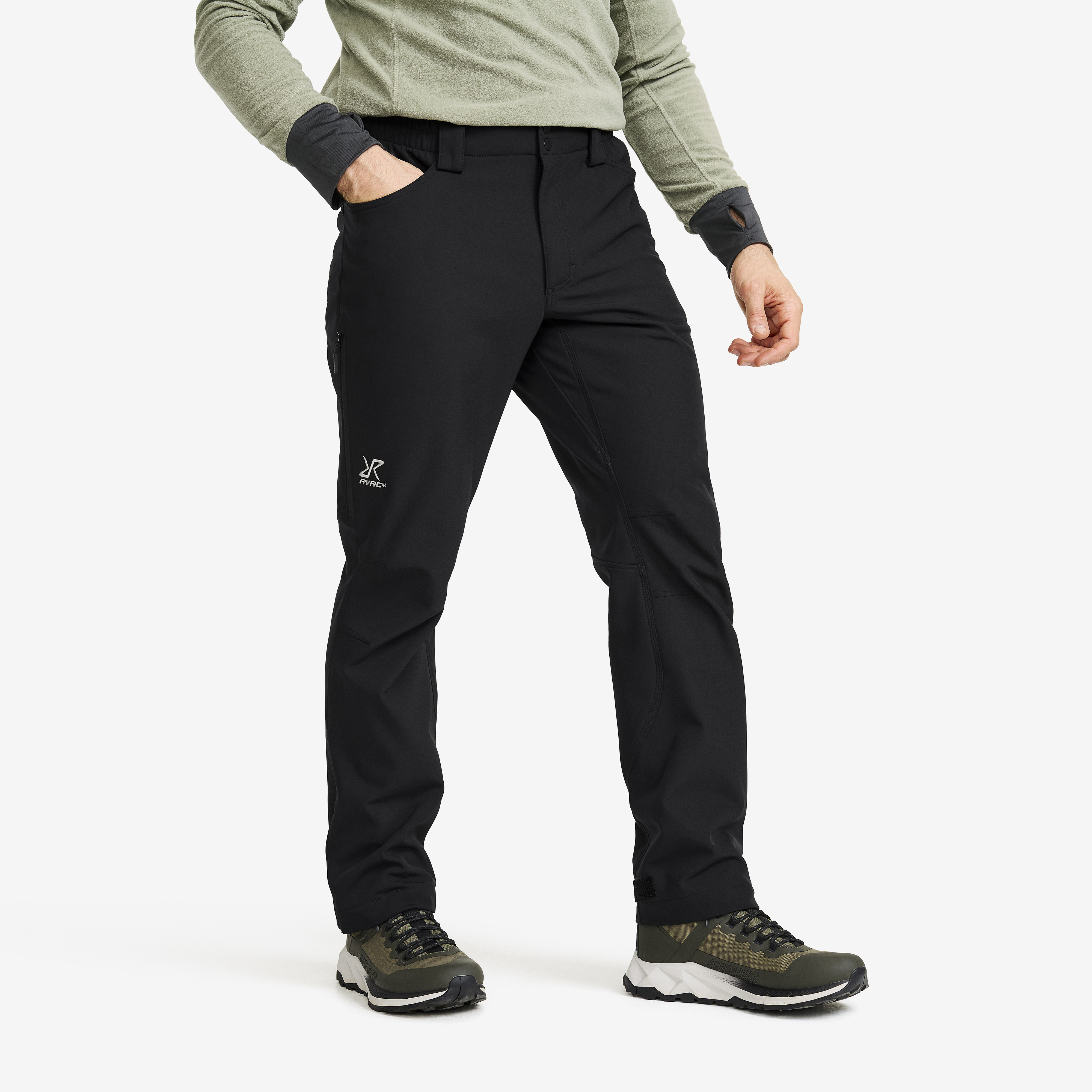 Hiball Essential Softshell Pants Black Herren