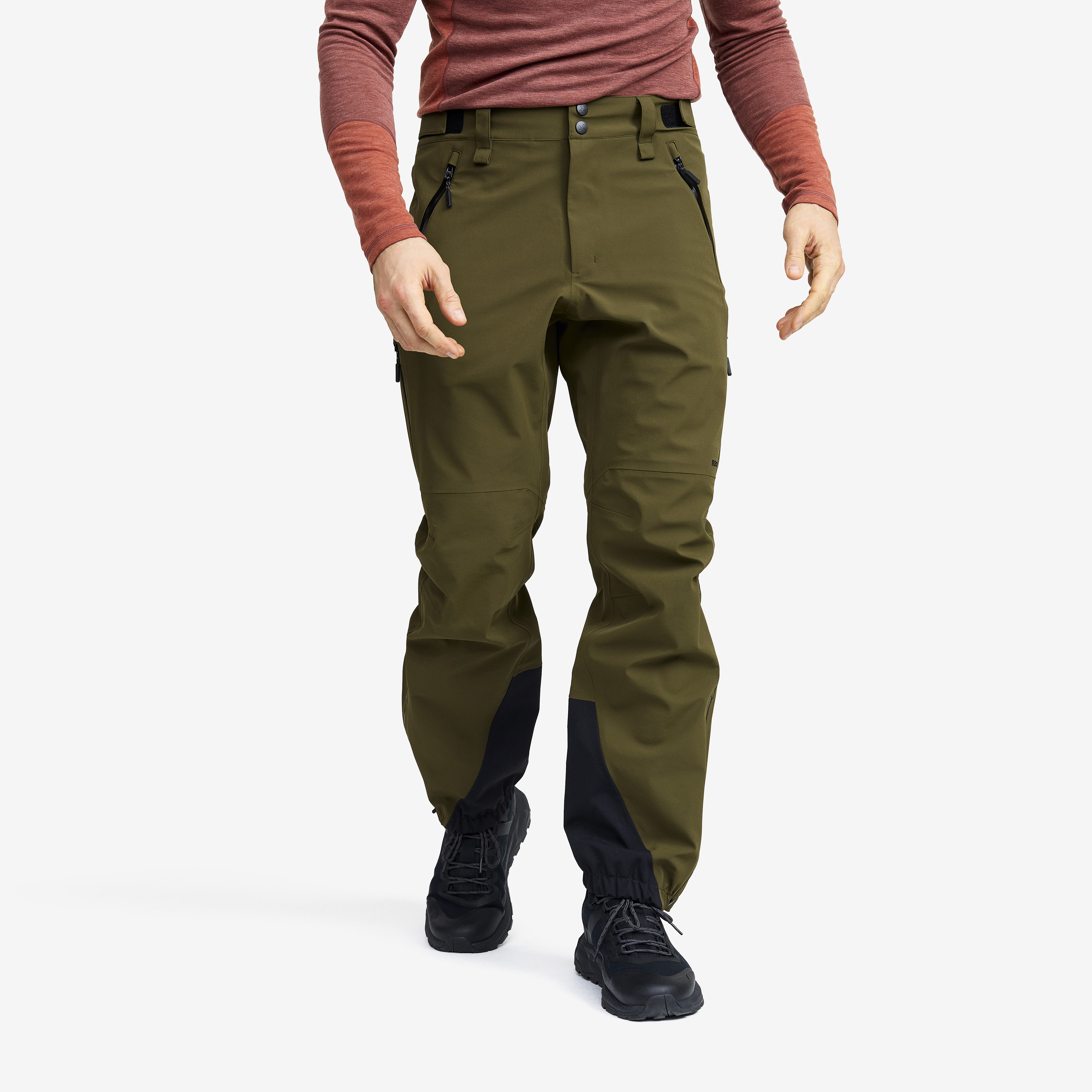 Cyclone 3L Shell Pants Dark Olive Homme