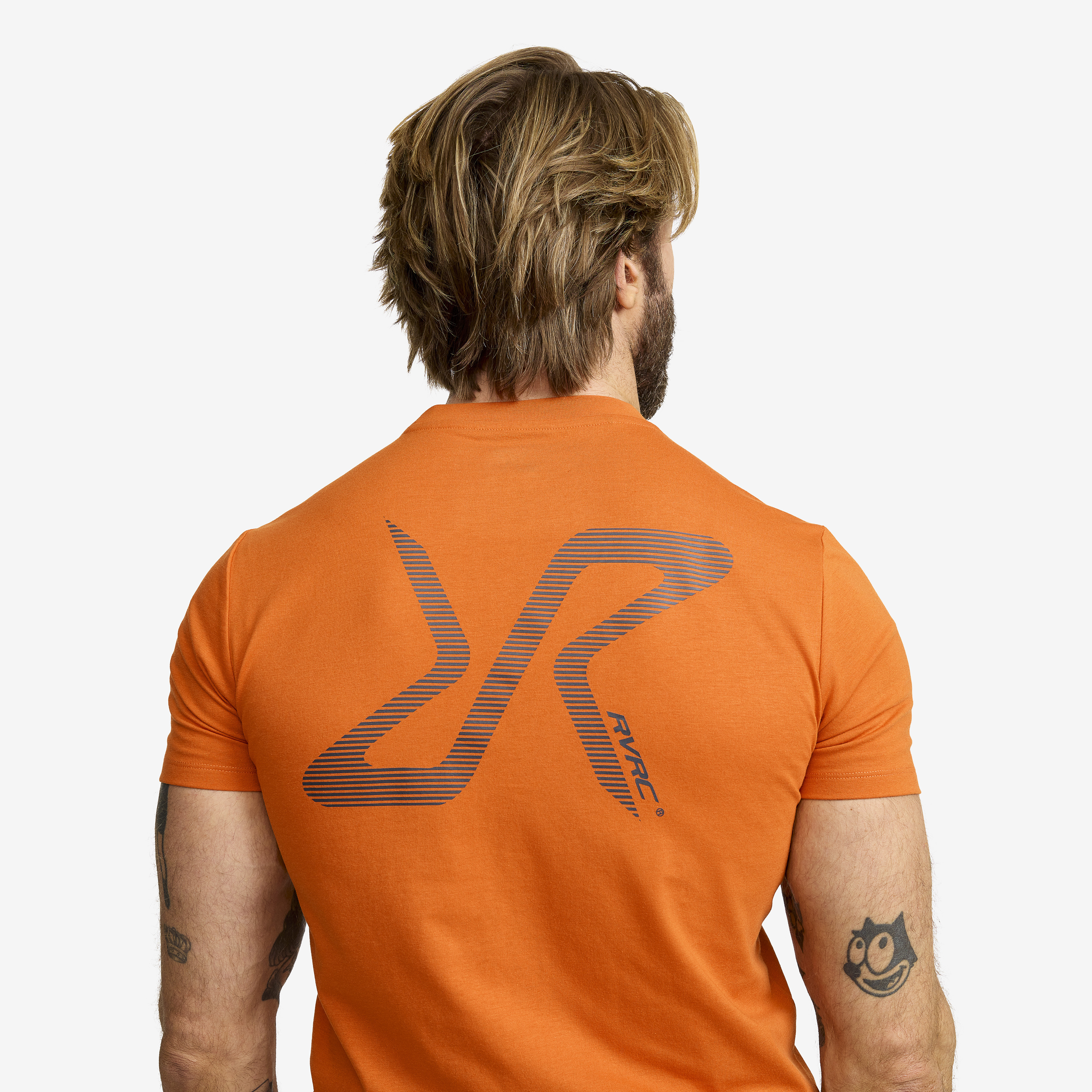 Easy Graphic Logo T-shirt Slim Fit Herre Hawaiian Sunset
