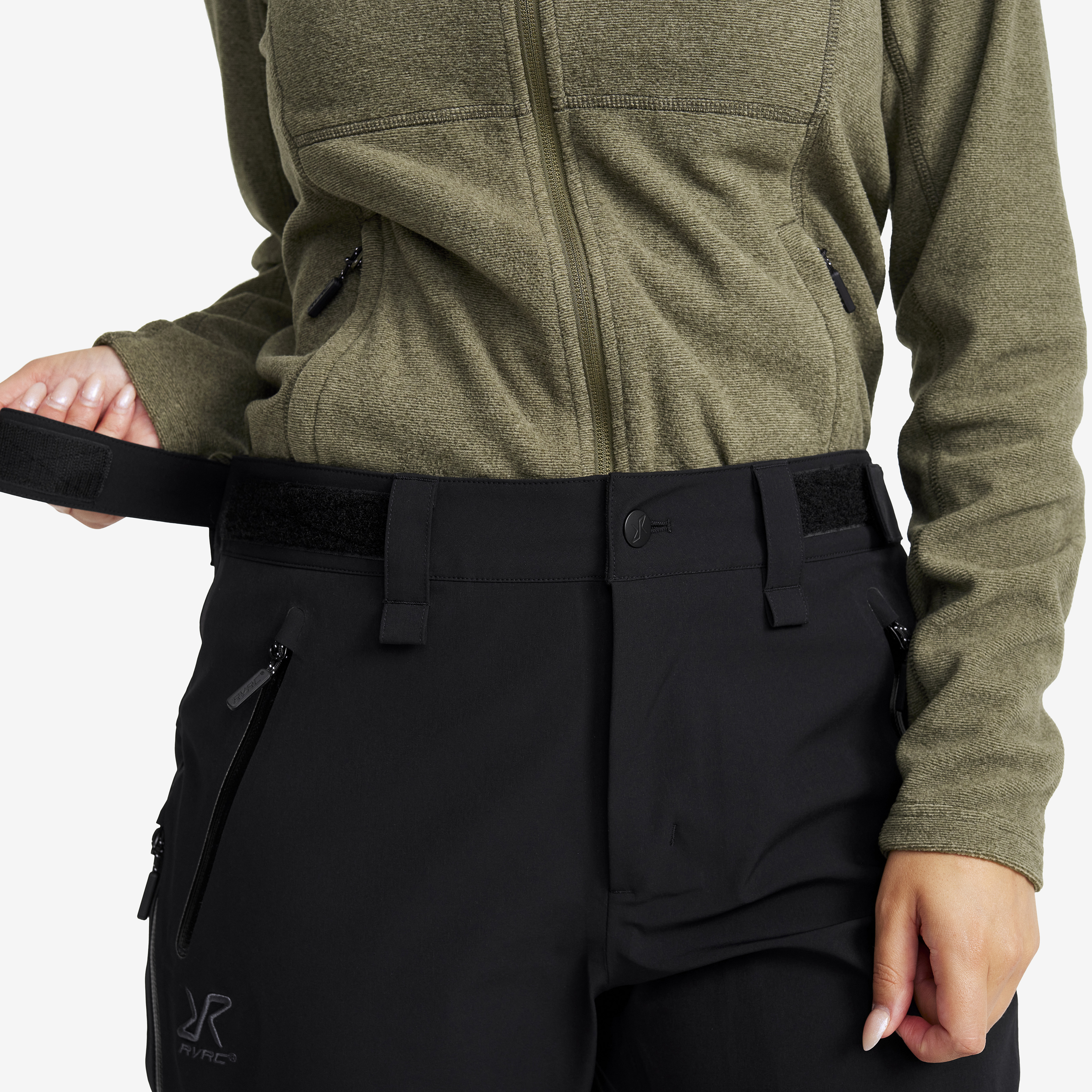 Cyclone Zip-up 3L Pants Women Black | RevolutionRace