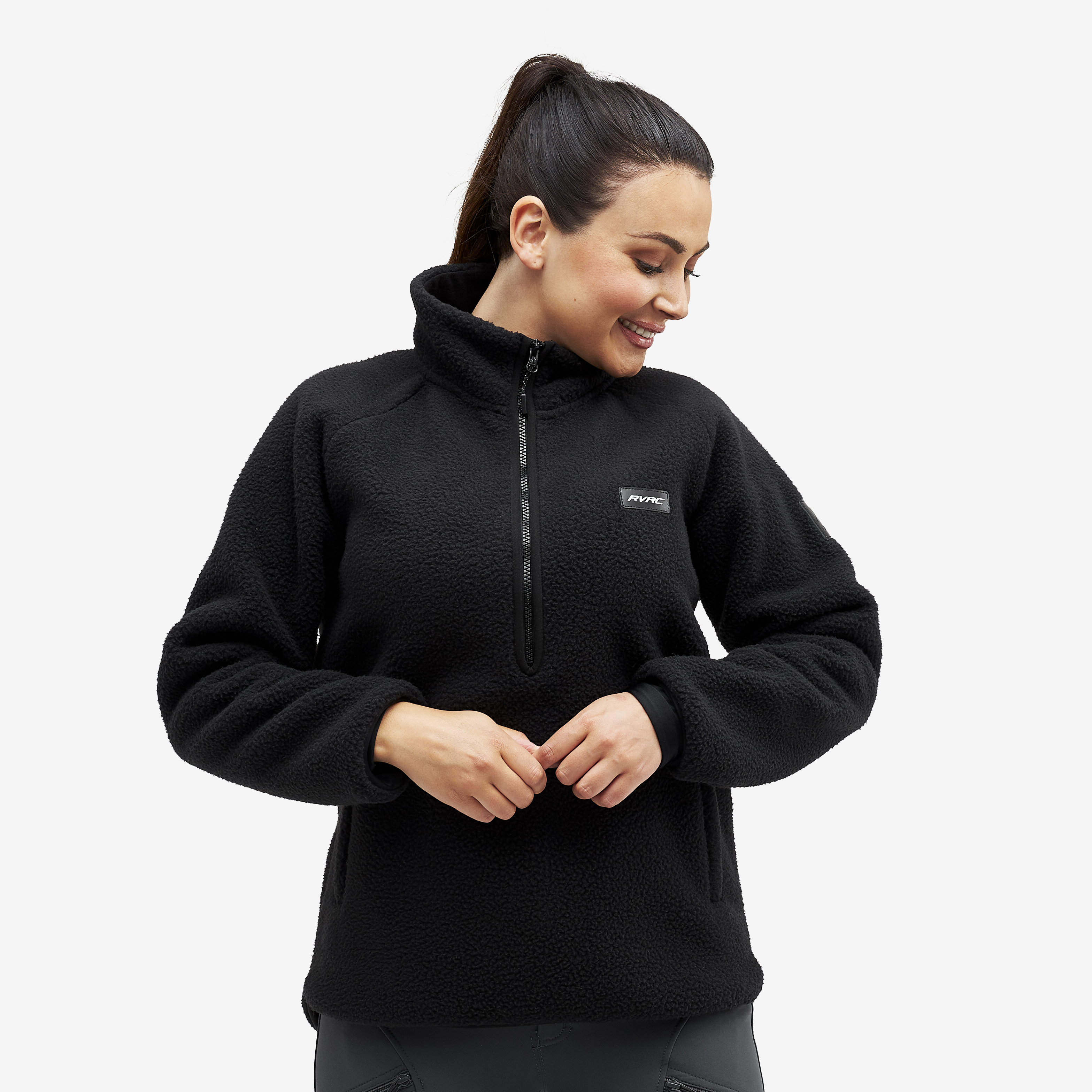 sherpa hoodie fleece