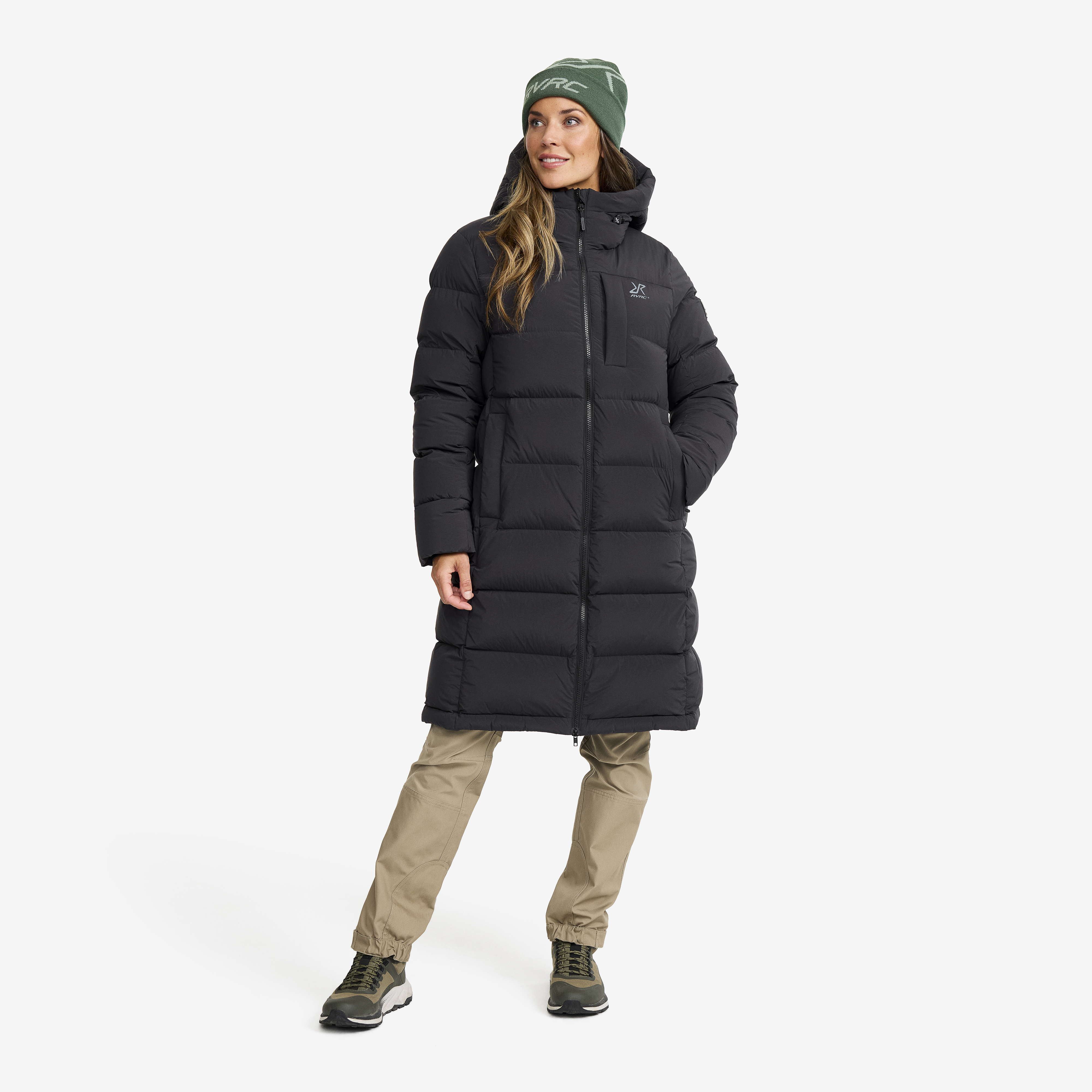 Flexpedition Down Parka Black Naistele