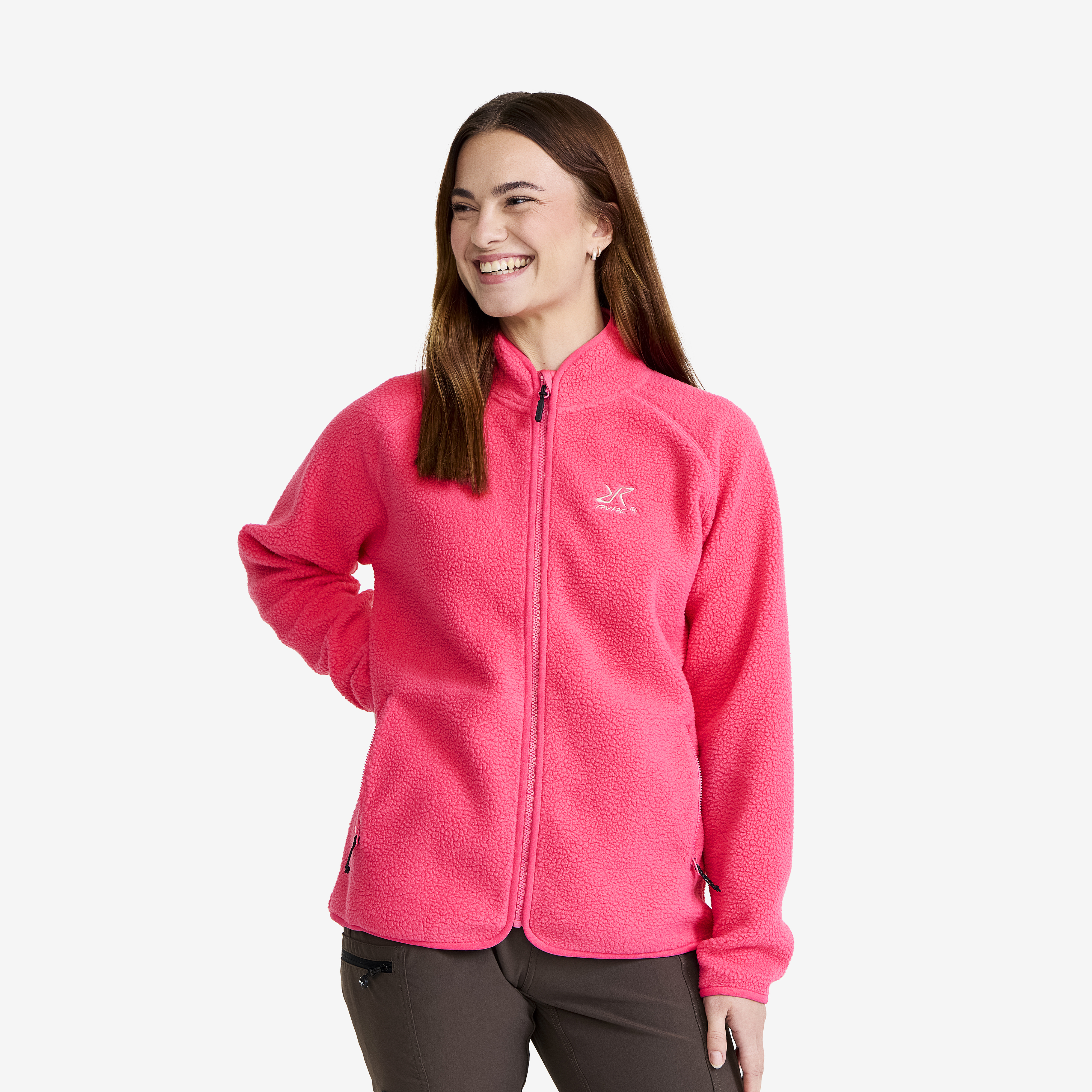 Canyon Full-zip Pile Fleece Dame Fandango Pink, Størrelse:M - Dame > Overdele > Fleece & Midlayers