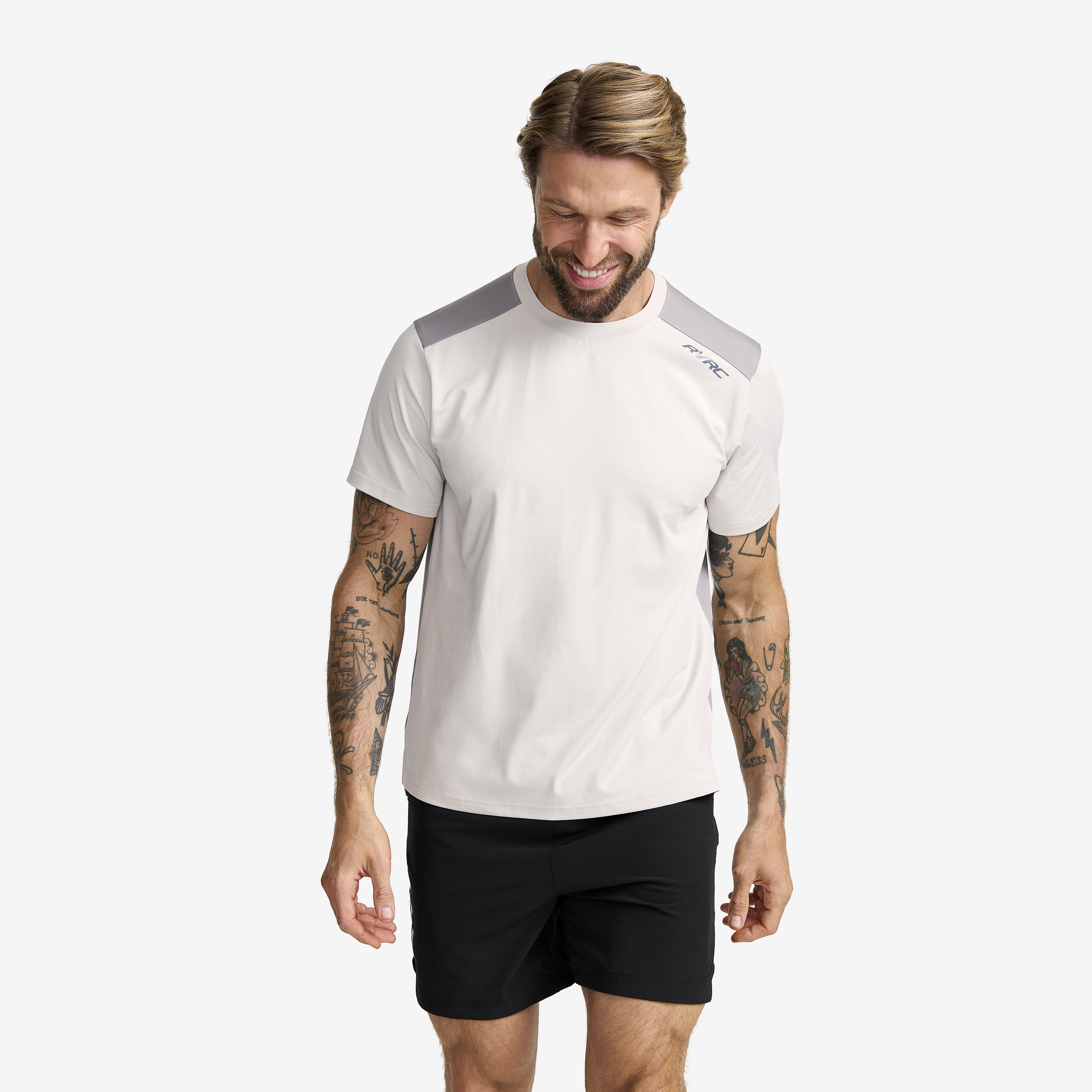 Direction Active Contrast T-shirt Black/Russet Brown Men, 