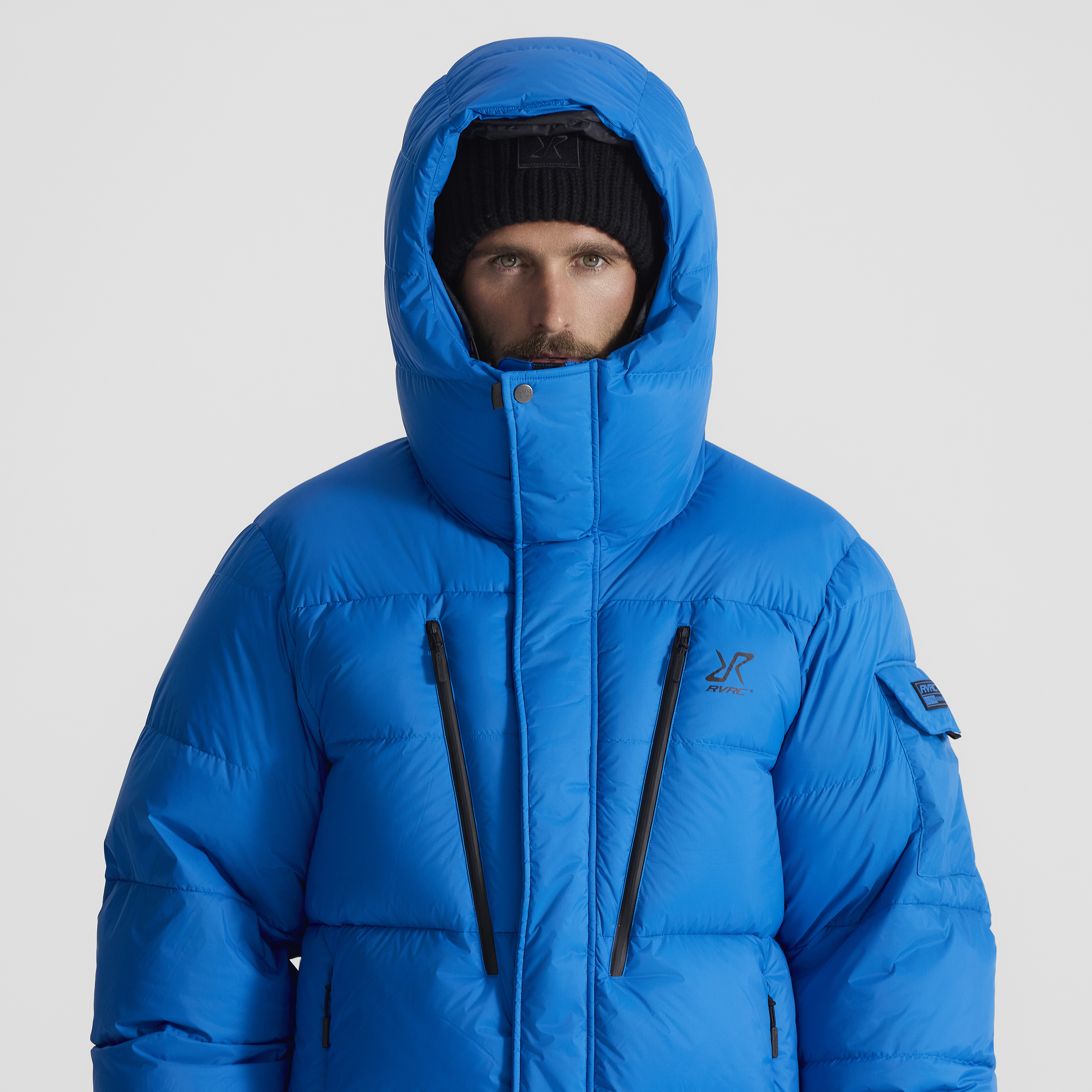 Ultra Down Parka Men Imperial Blue | RevolutionRace