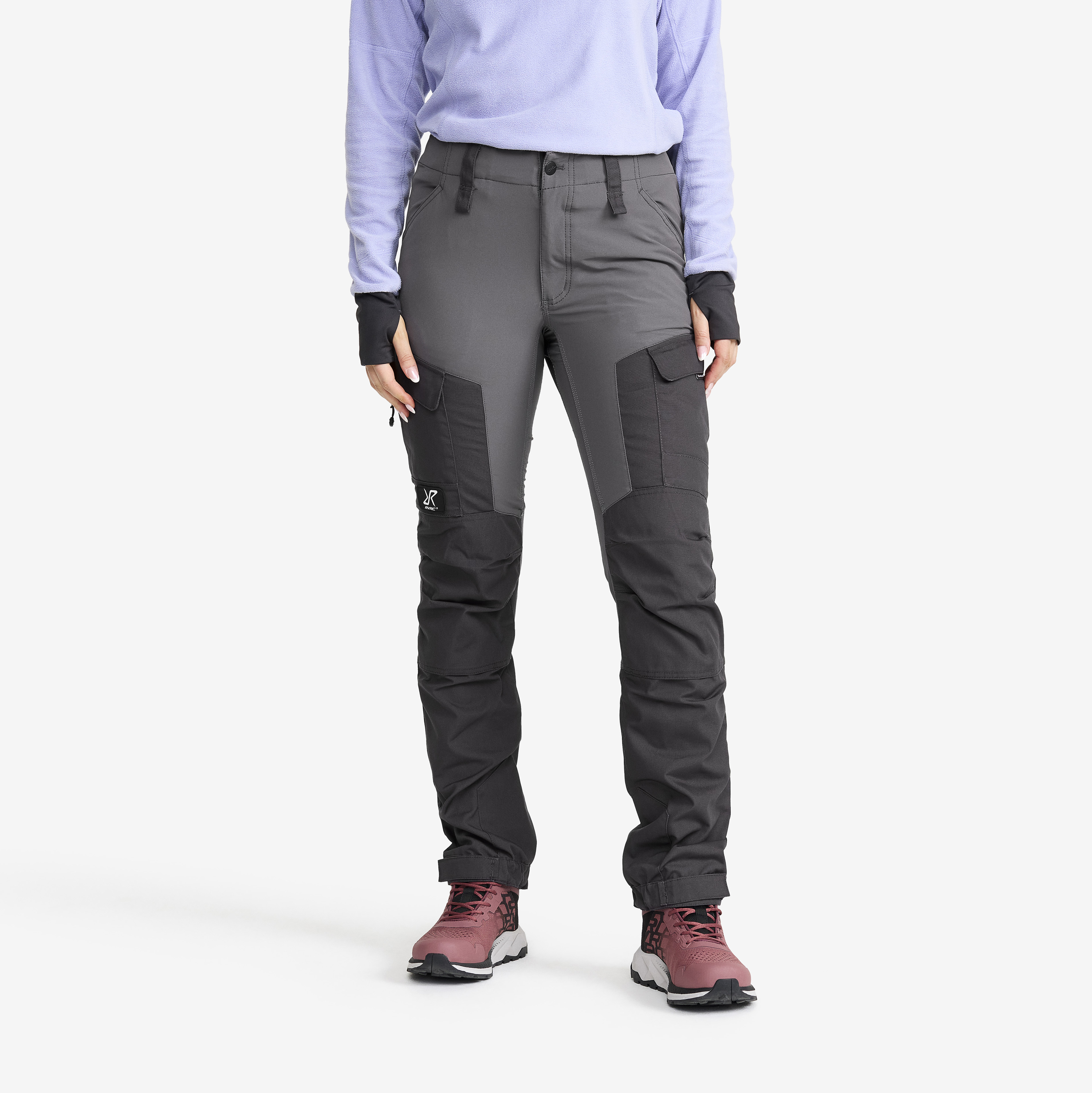 RVRC GP outdoorové kalhoty pro ženy v šedé barvě