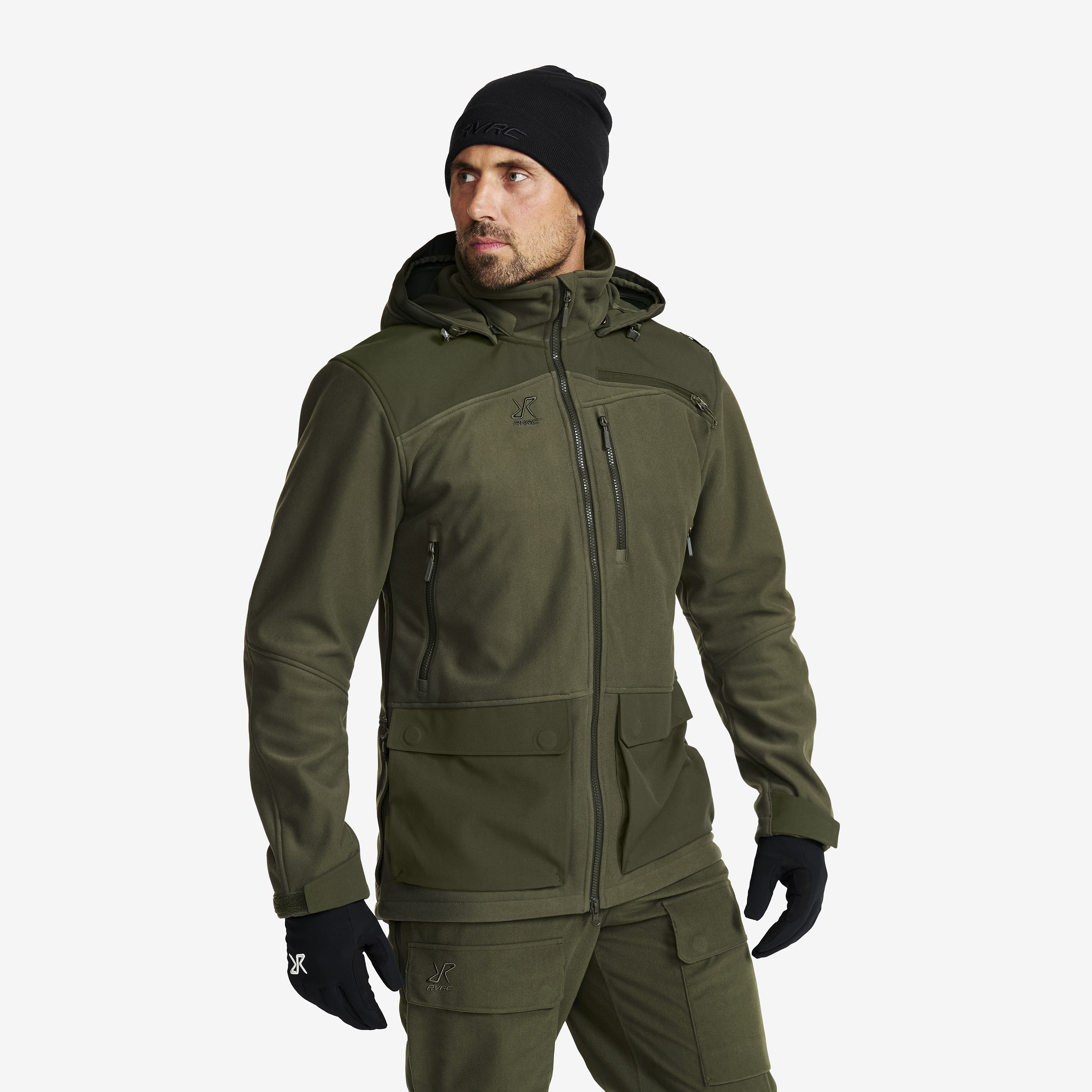 Trace Silent Softshell Jacket Deep Depths Herr,