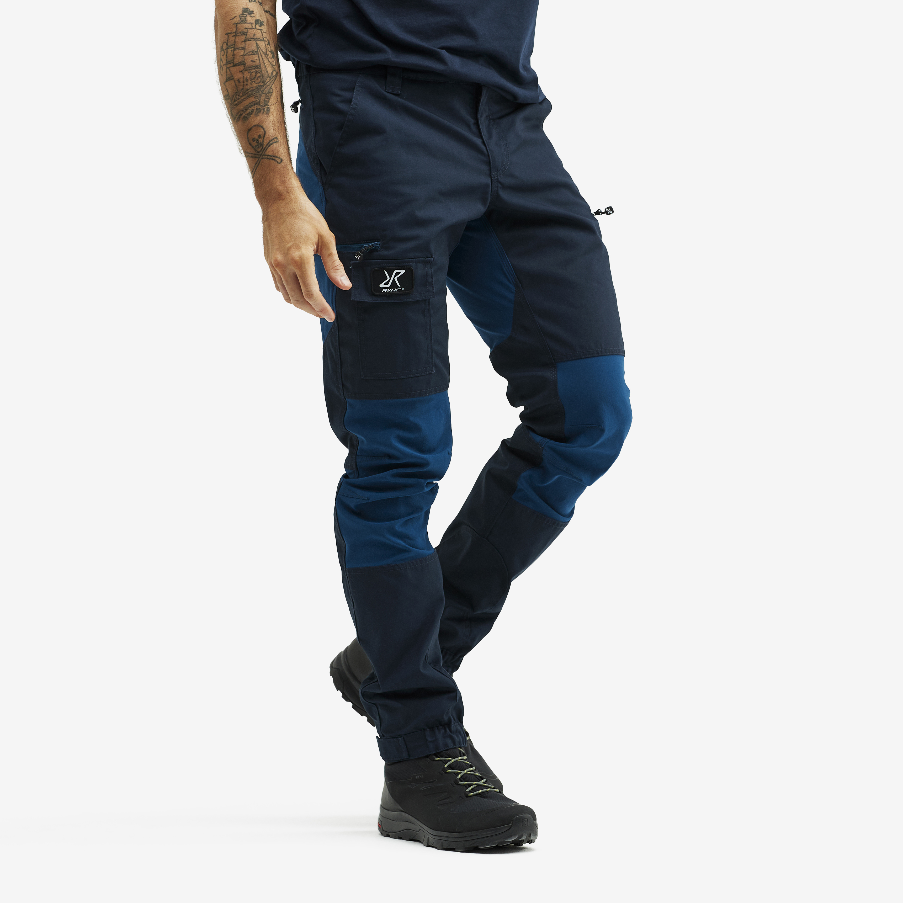 Pantalon outdoor Nordwand pour hommes en bleu foncé