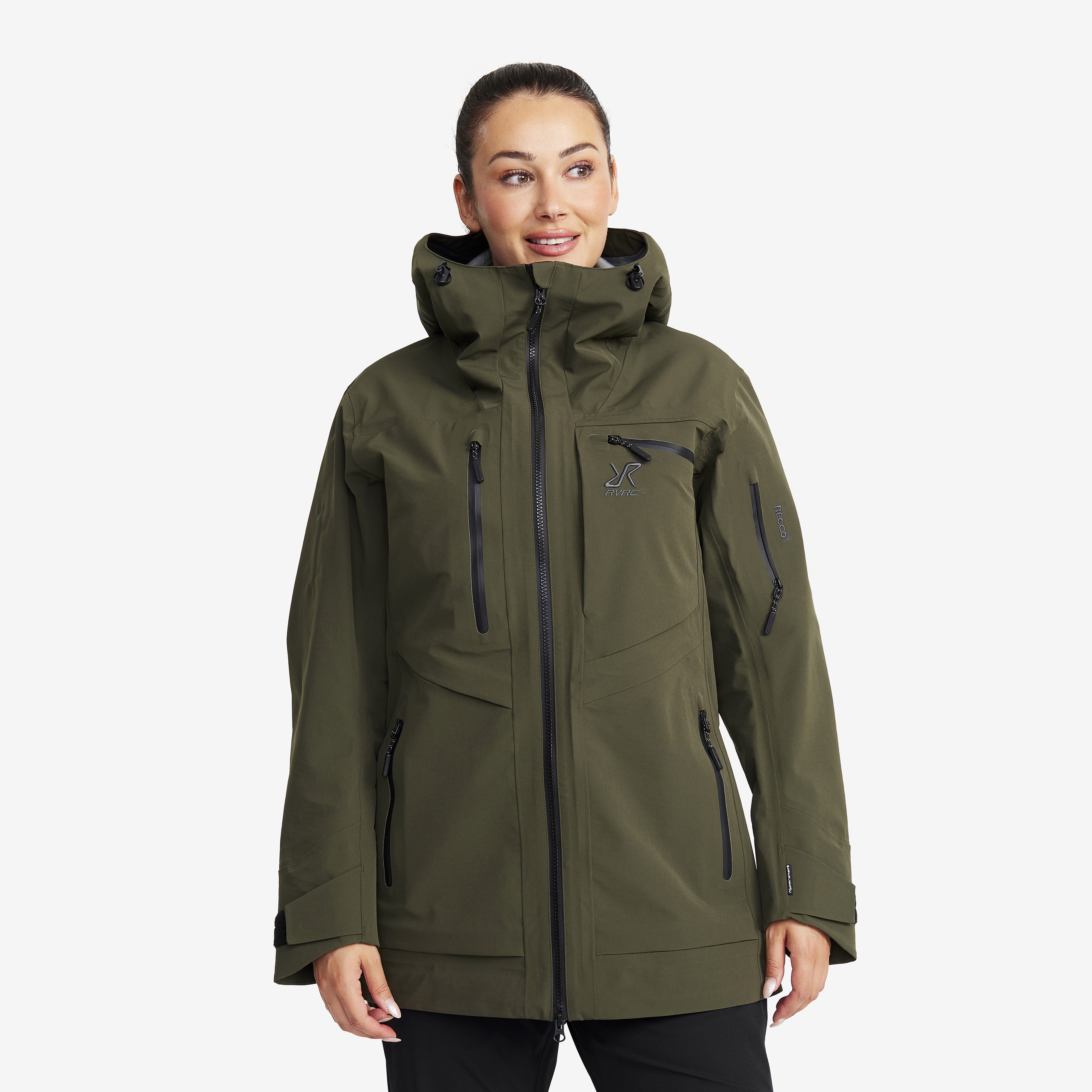 Cyclone Long 3L Jacket Forest Night Naiset