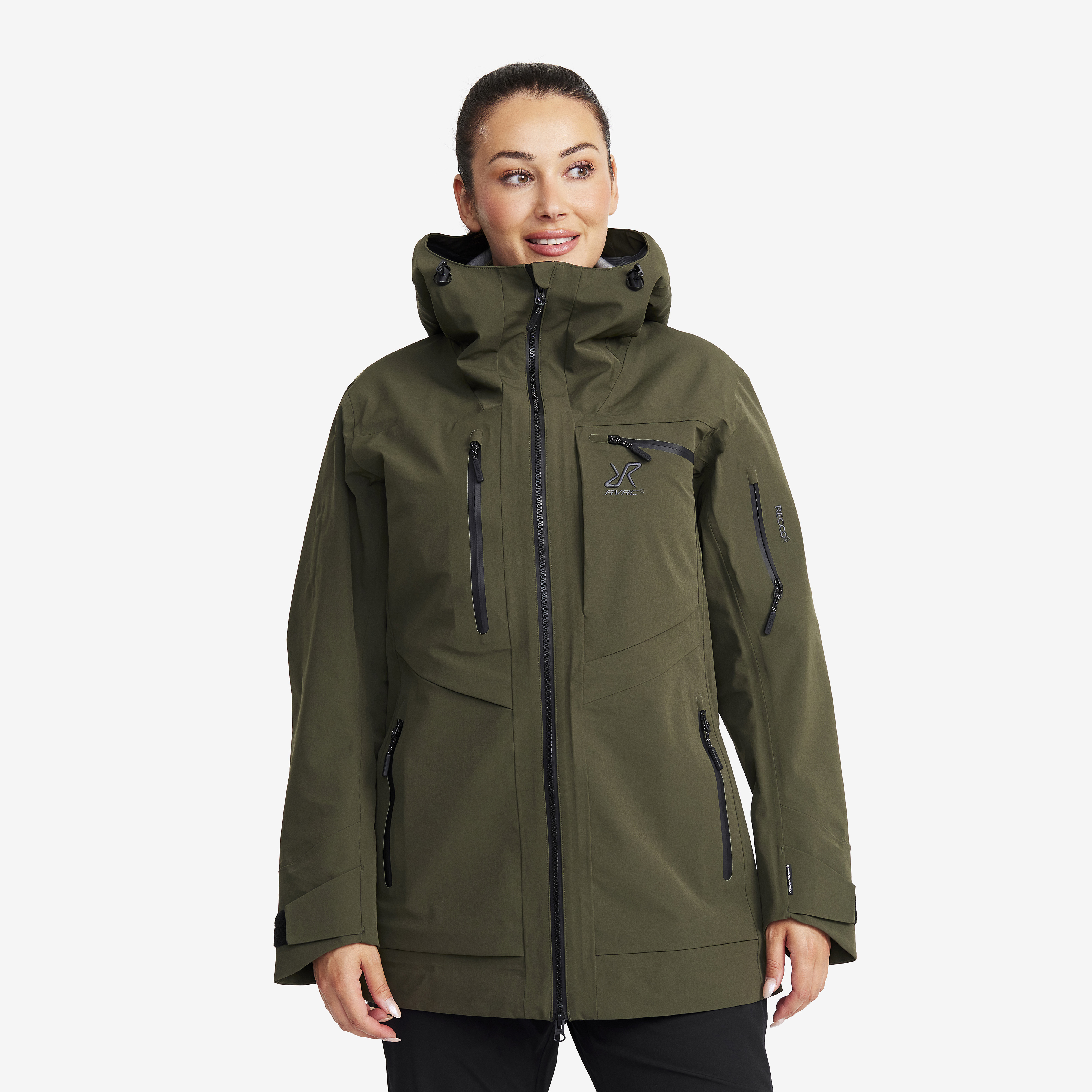 Cyclone Long 3L Jacket Forest Night Women,