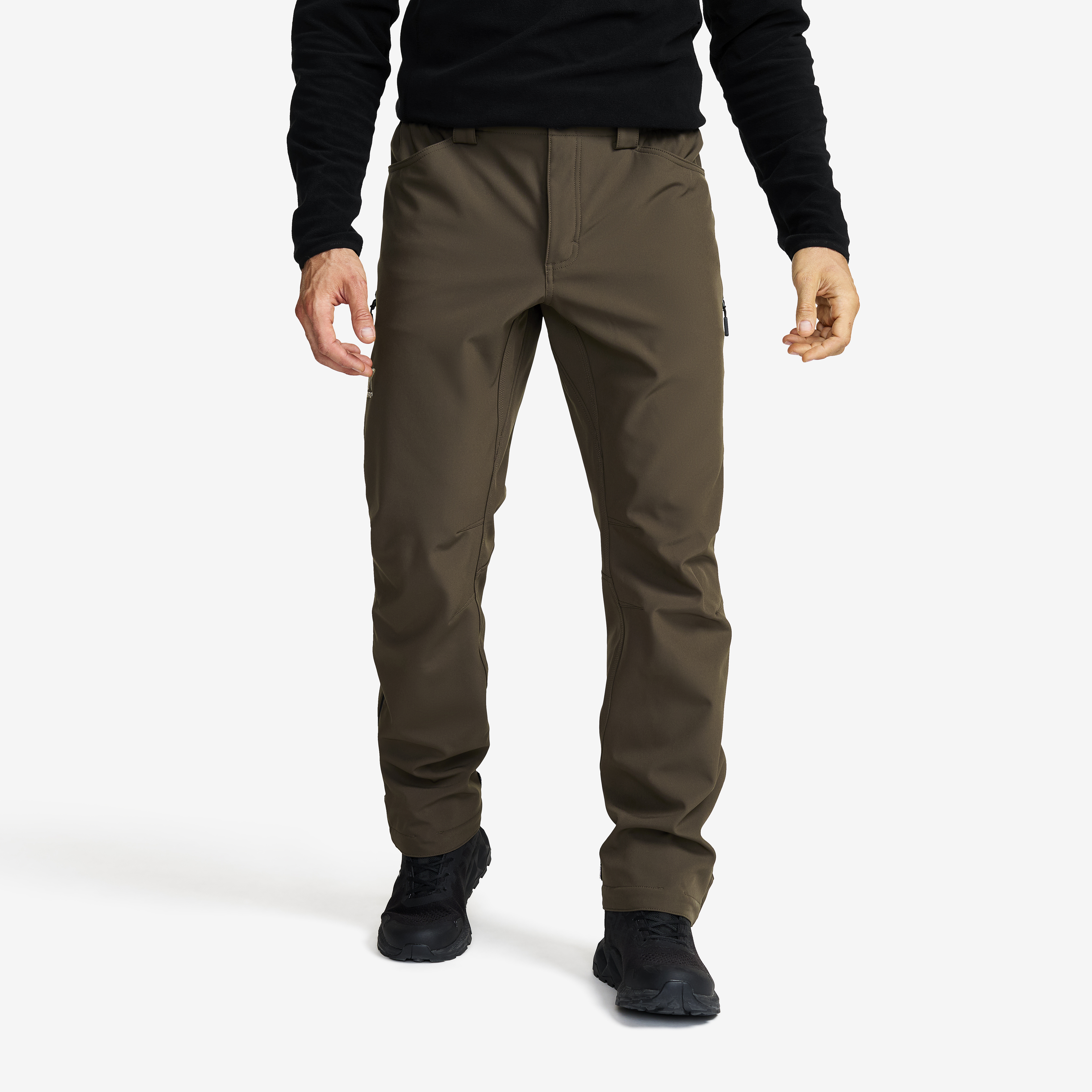 Hiball Essential Softshell Pants Herre Mud