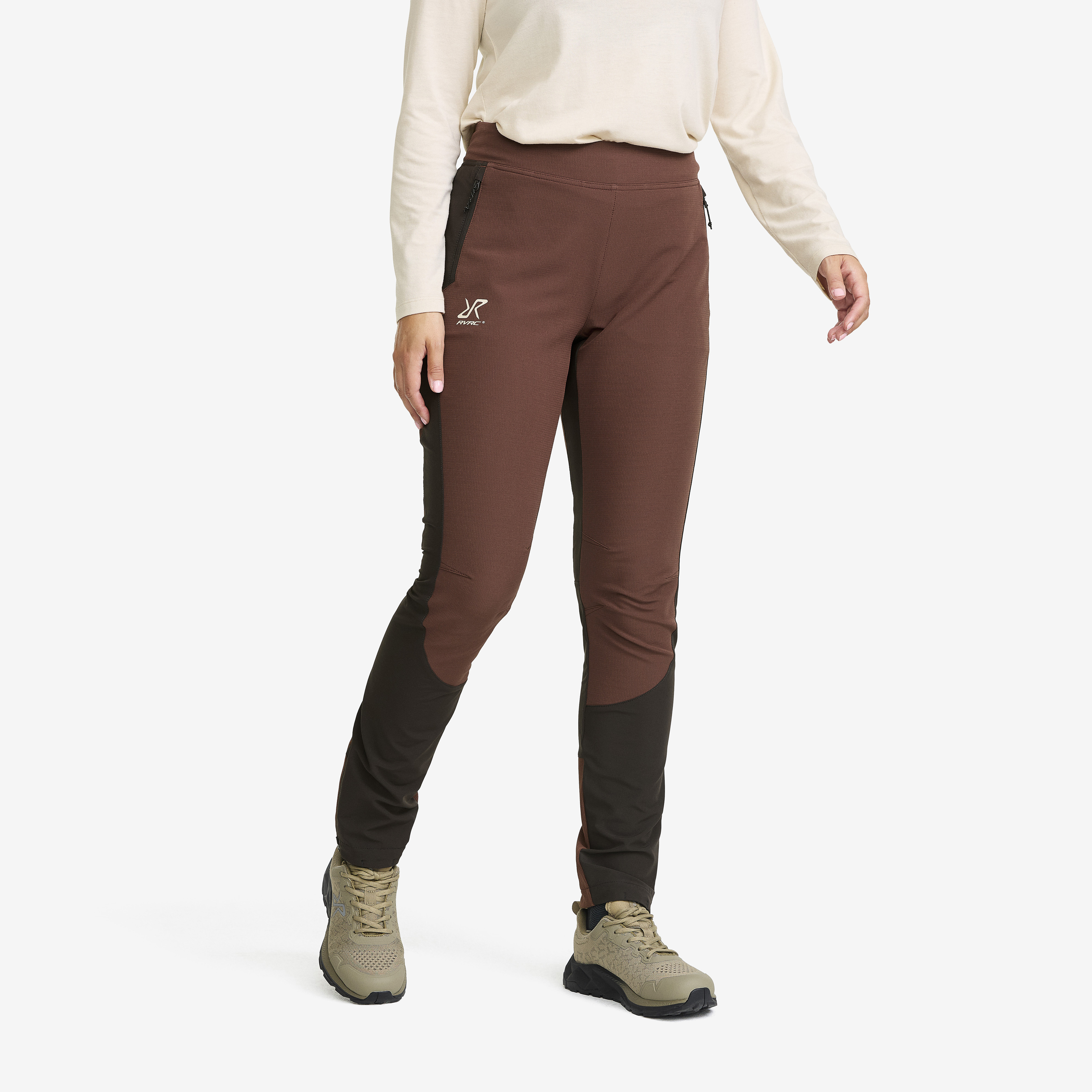 Ridge Trek Stretch Pants Dame Espresso /Brown Stone