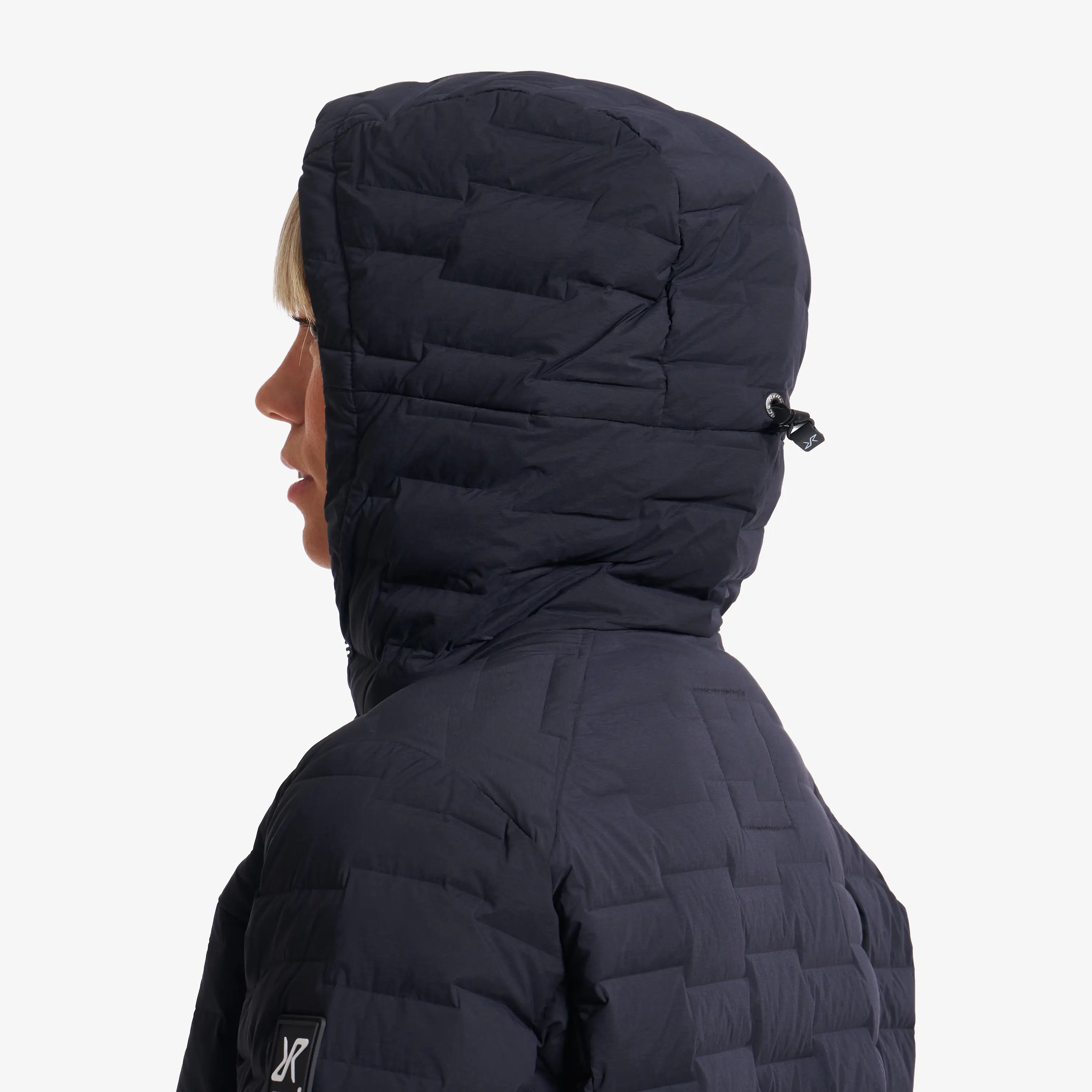 Flex Stretch Hooded Down Jacket Black Women, 