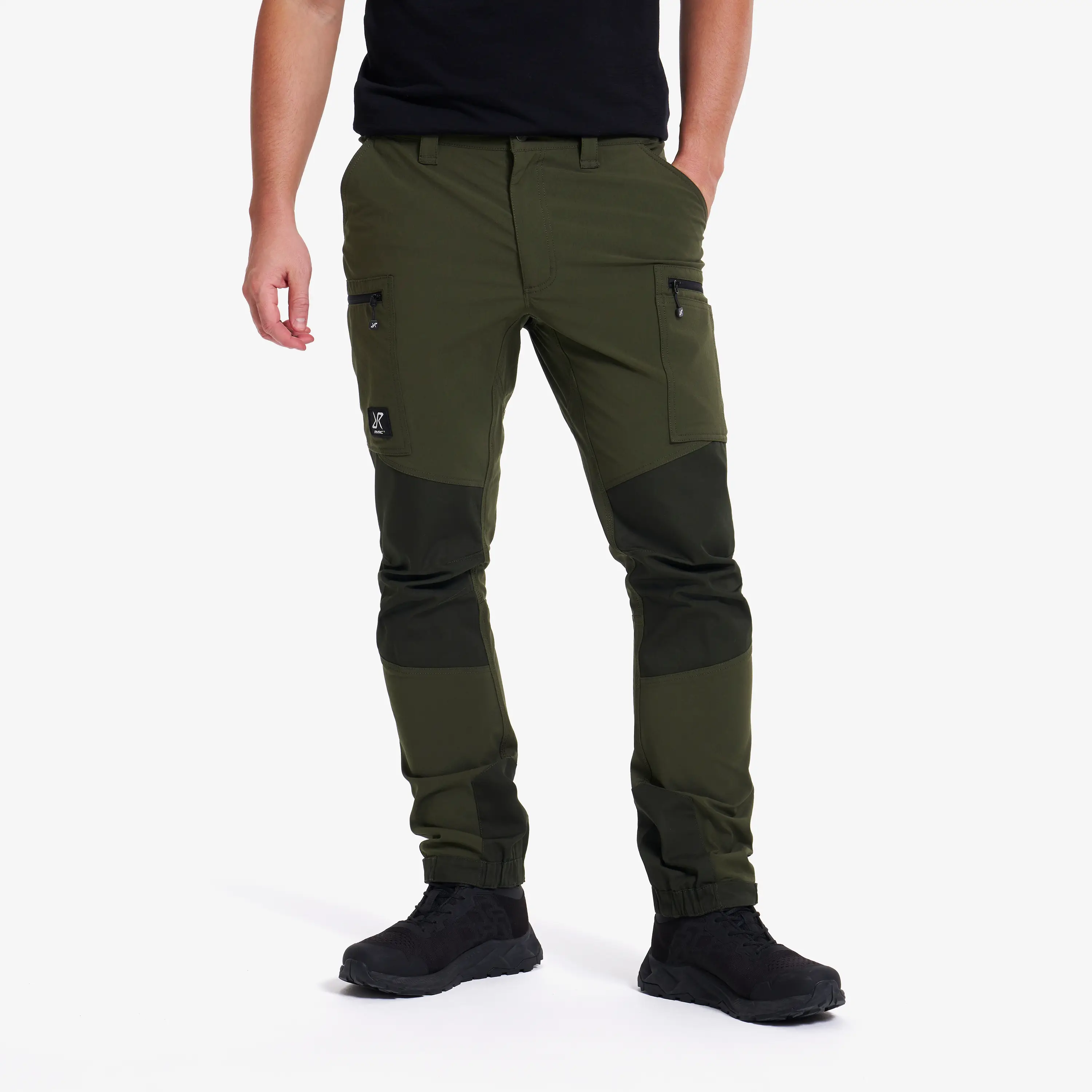 Nordwand Stretch Pants Forest Night/Rosin Green Herre, 