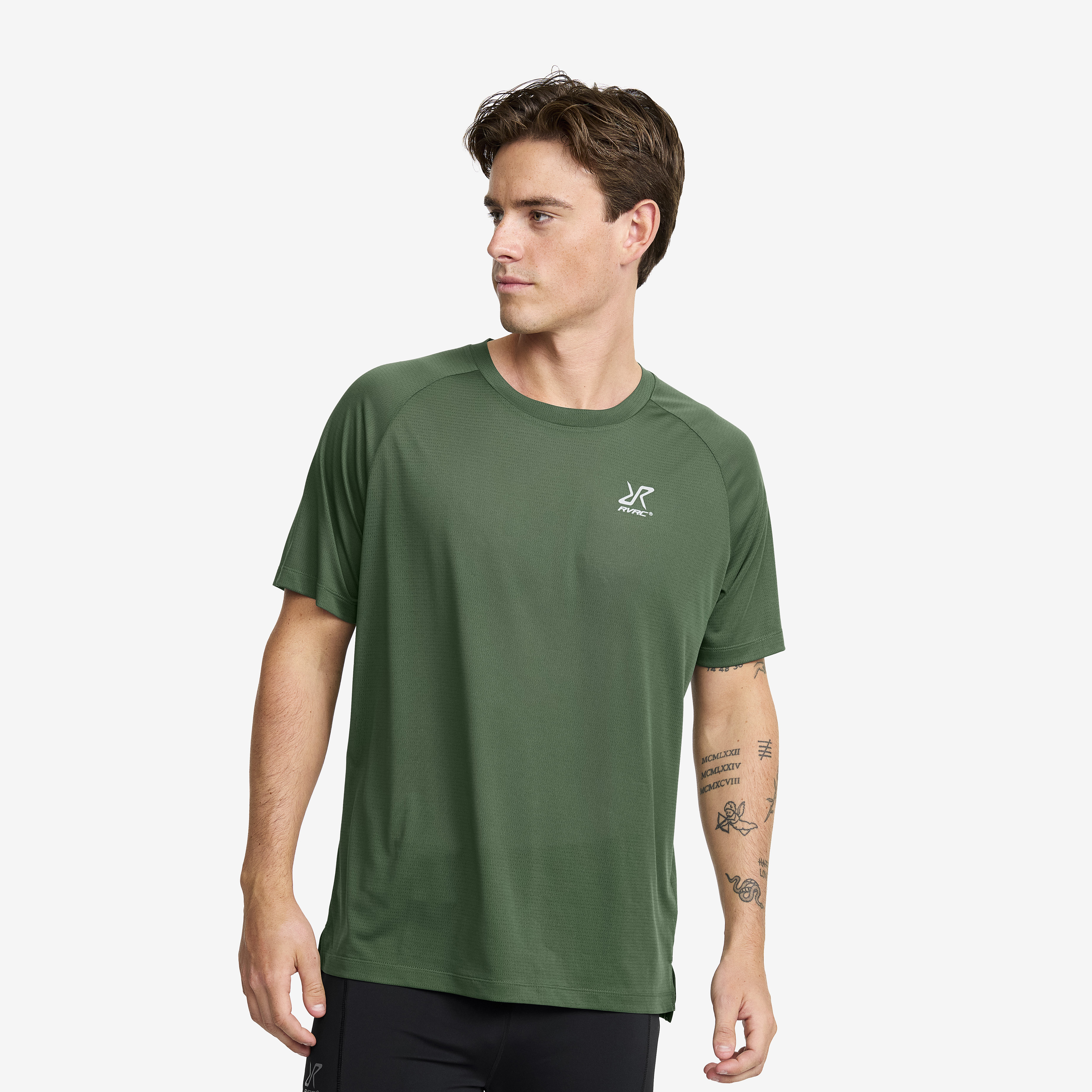 Intensity Light Crew Neck T-shirt Herre Garden Topiary