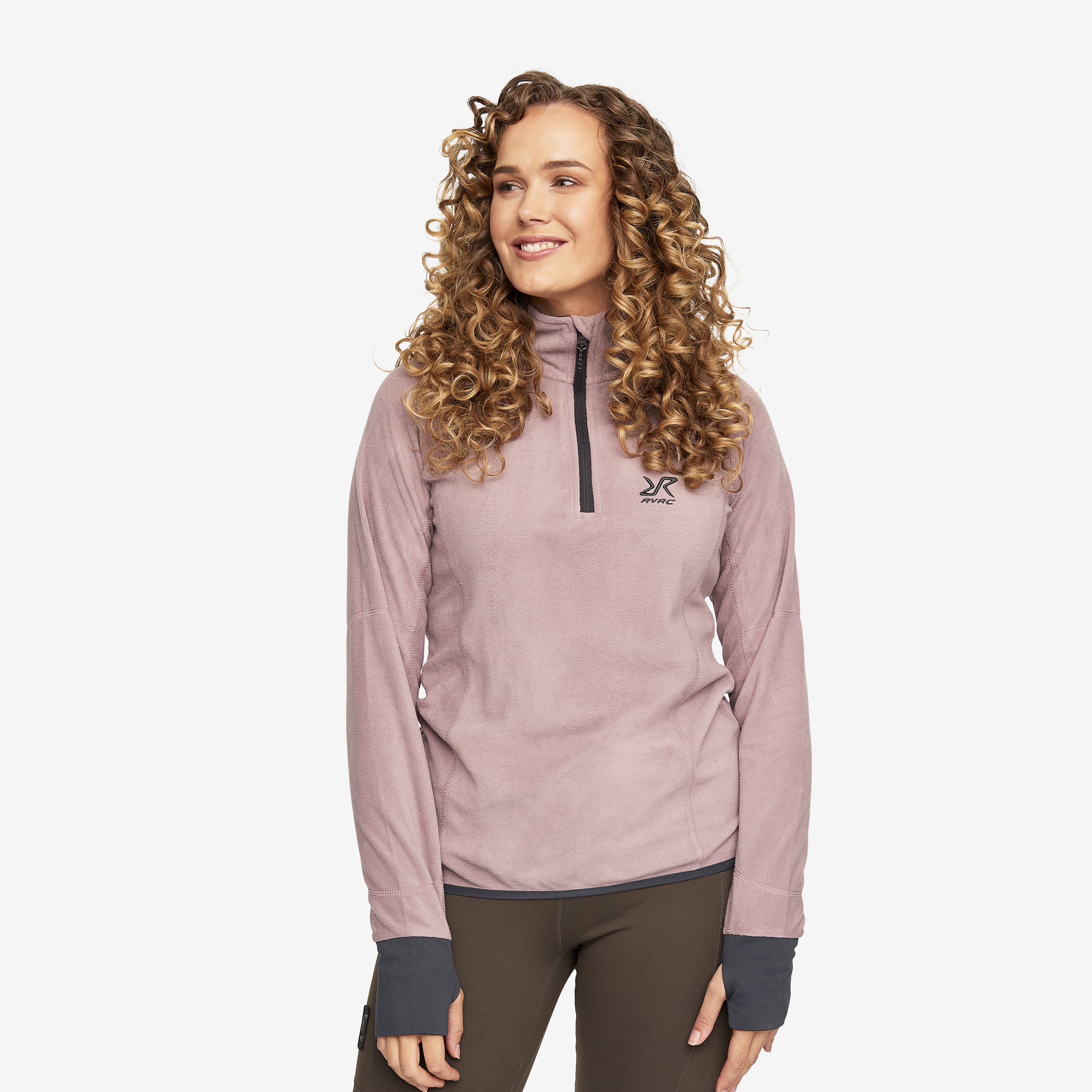 Trekker Fleece – Dam – Dusty Mauve Storlek:L – Dam > Tröjor > Fleece