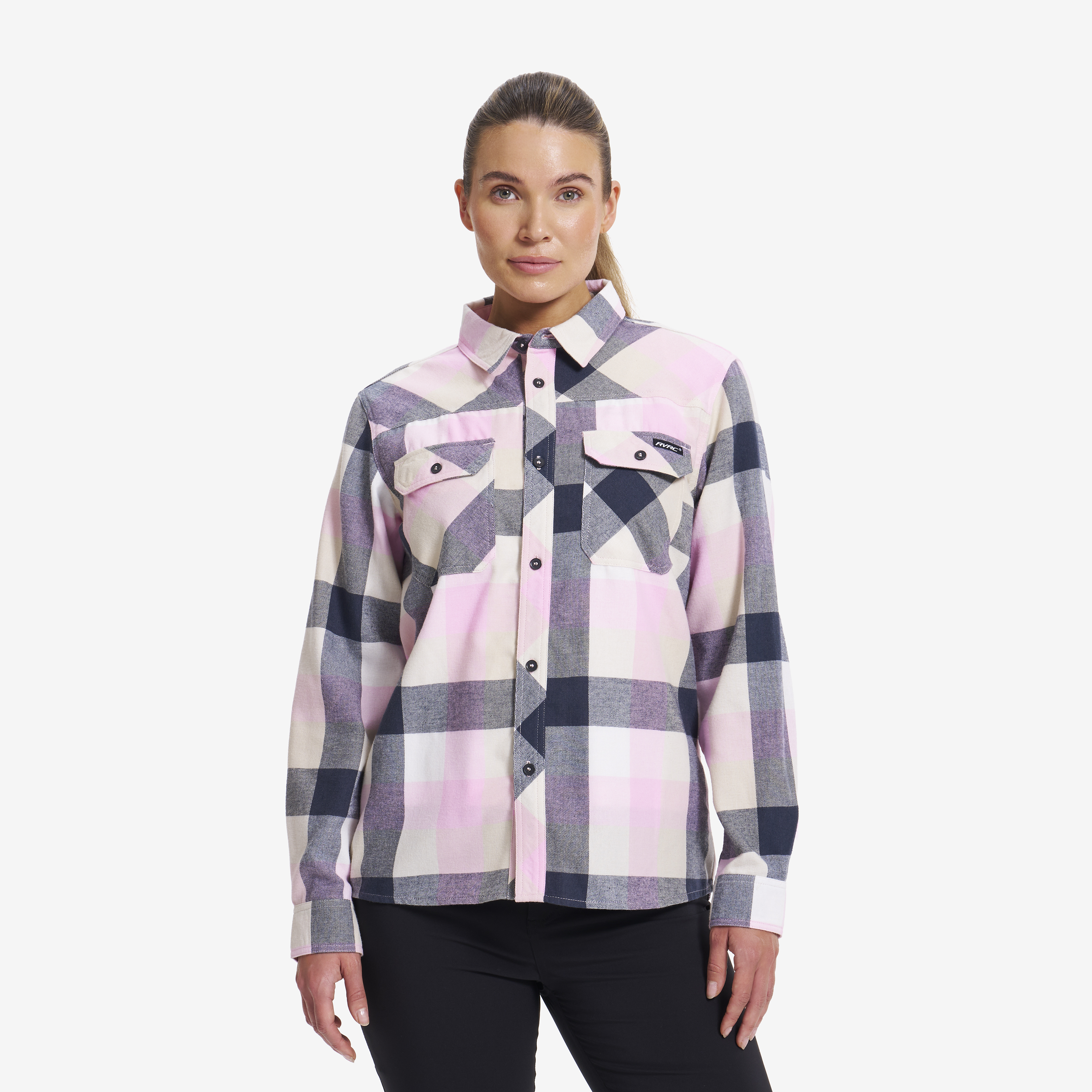Campfire Shirt Bright Pink/Multi Femme, 