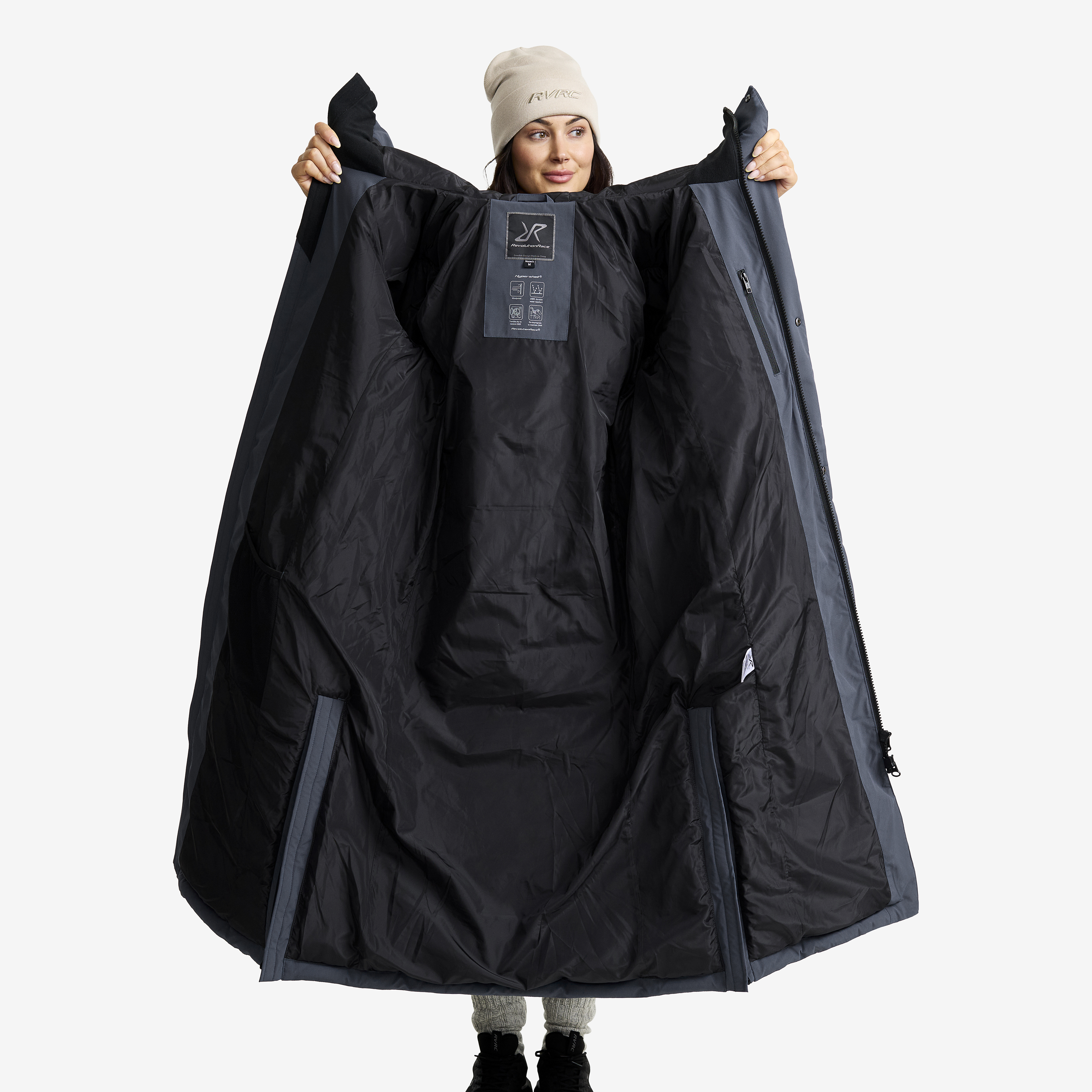 Scenic Insulated Long Parka India Ink Women, 
