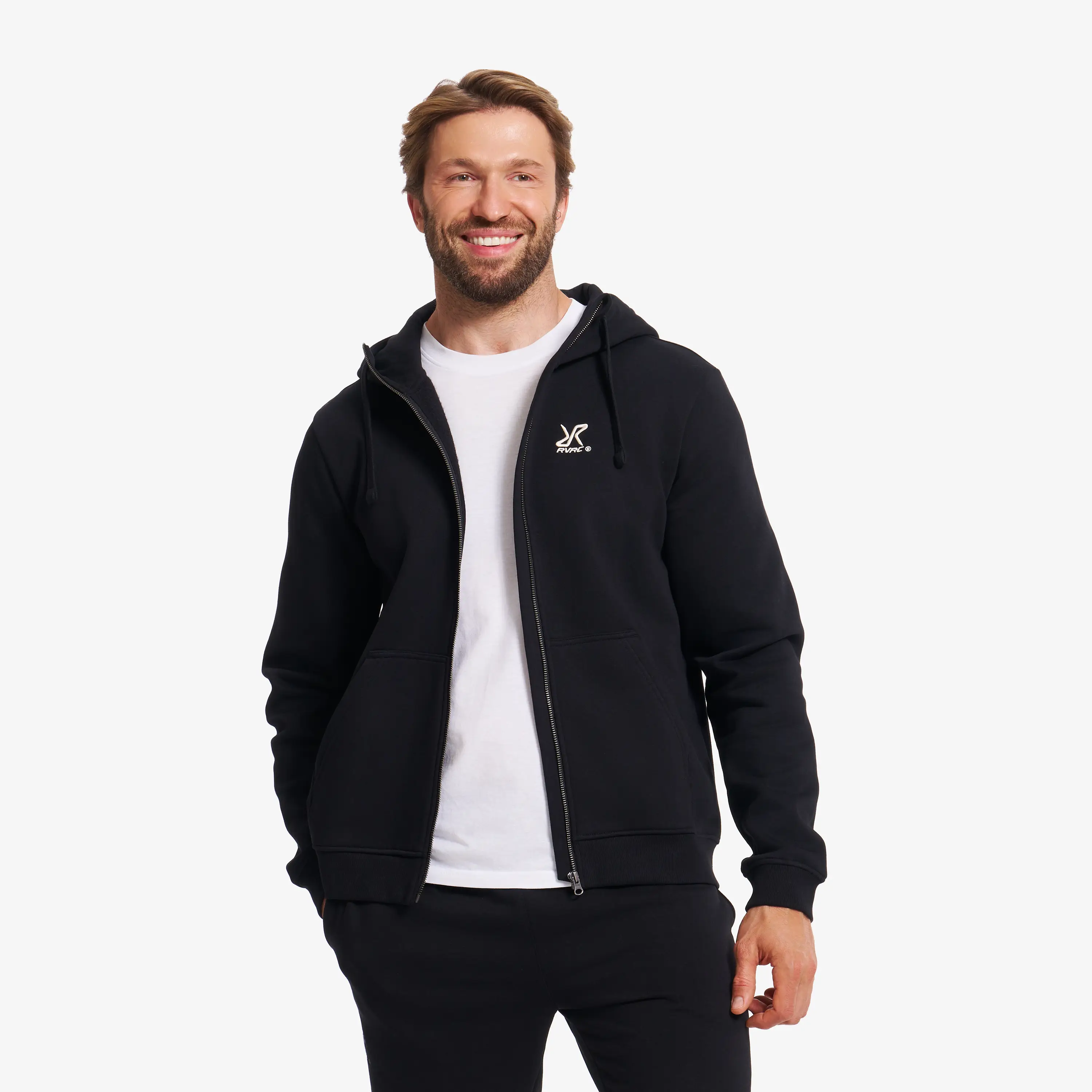 RVRC Full-zip Hoodie Black Men,