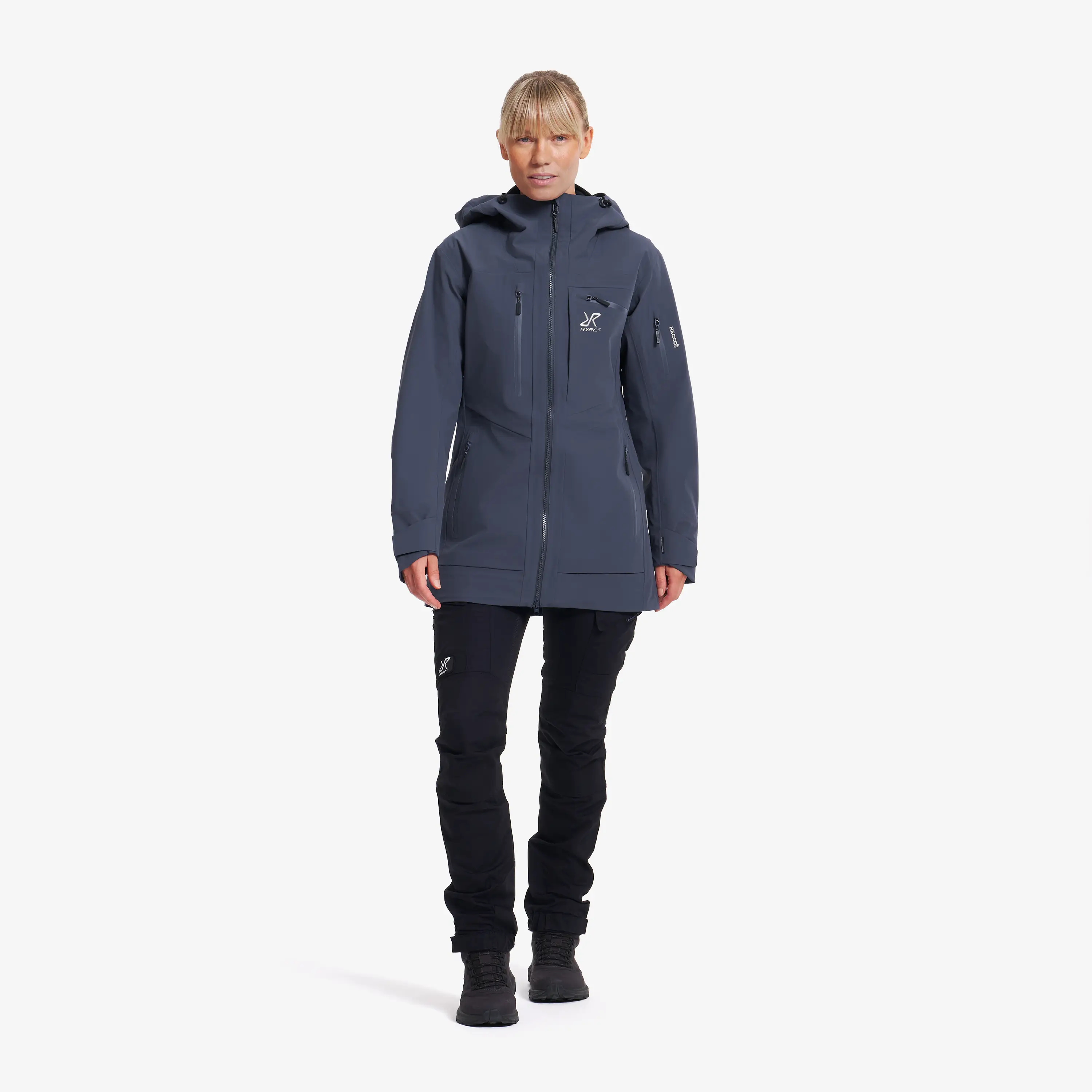 Cyclone Long 3L Jacket Women India Ink | RevolutionRace