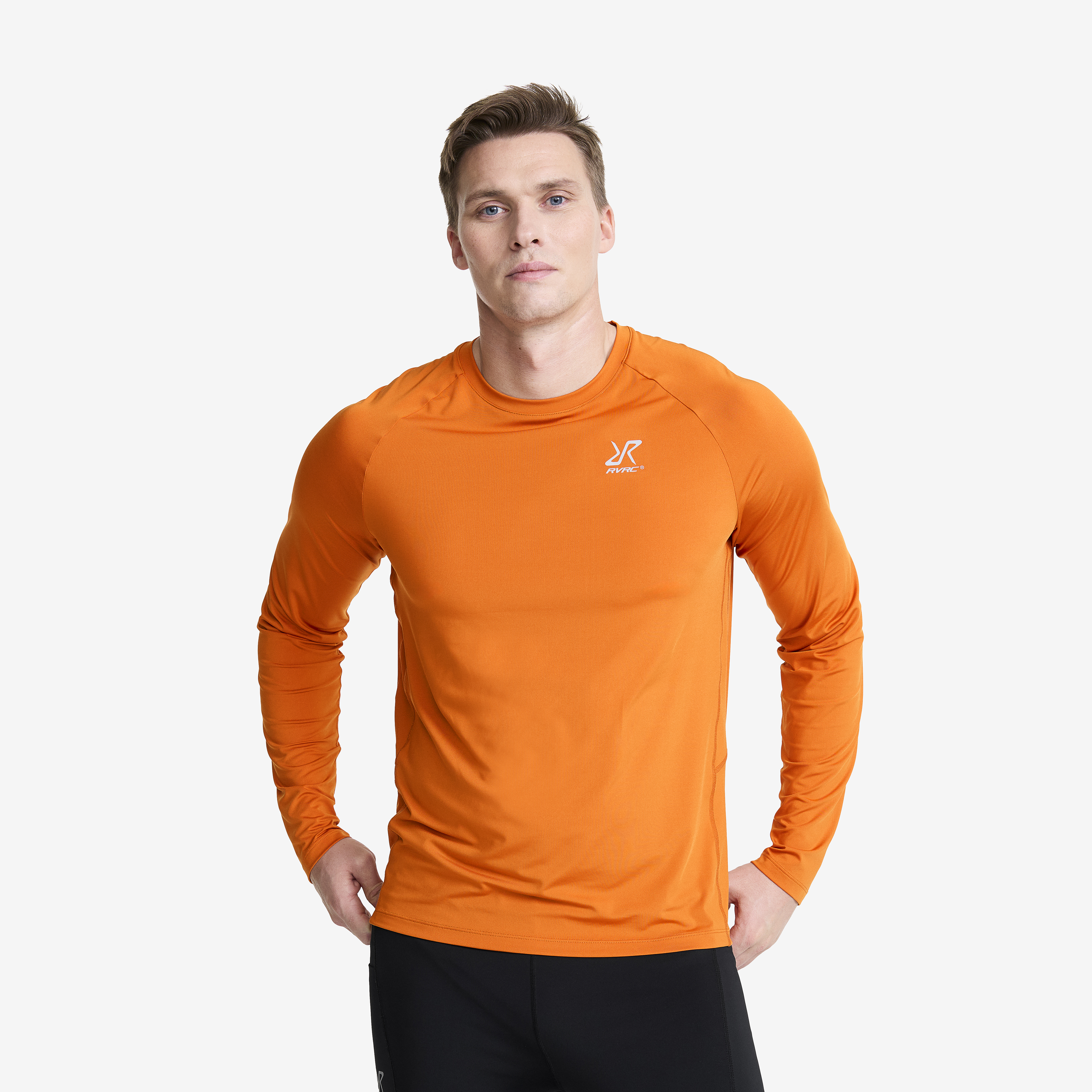 Stride Active Long-sleeved T-shirt Herre Hawaiian Sunset