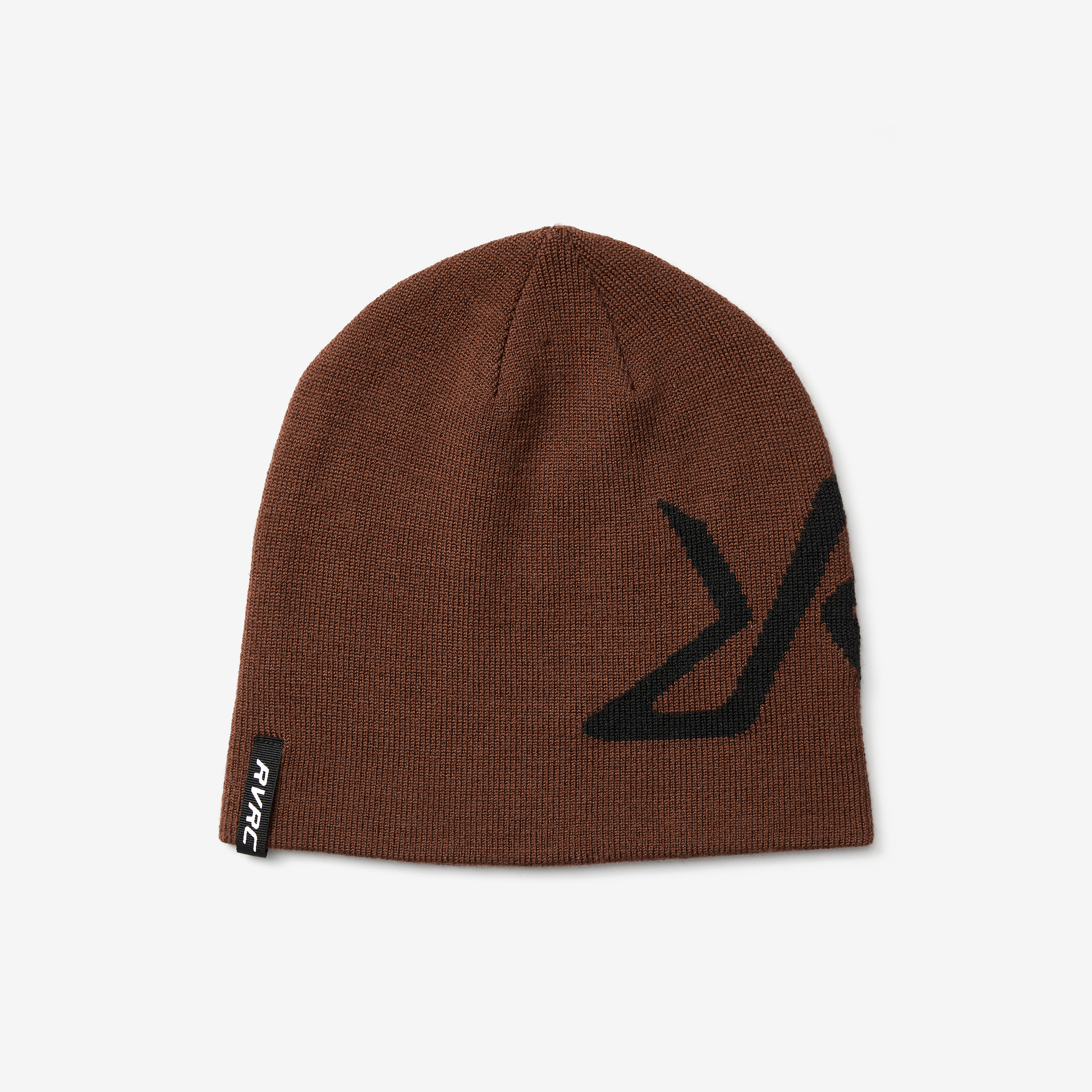 Merino Knitted Logo Beanie Earth