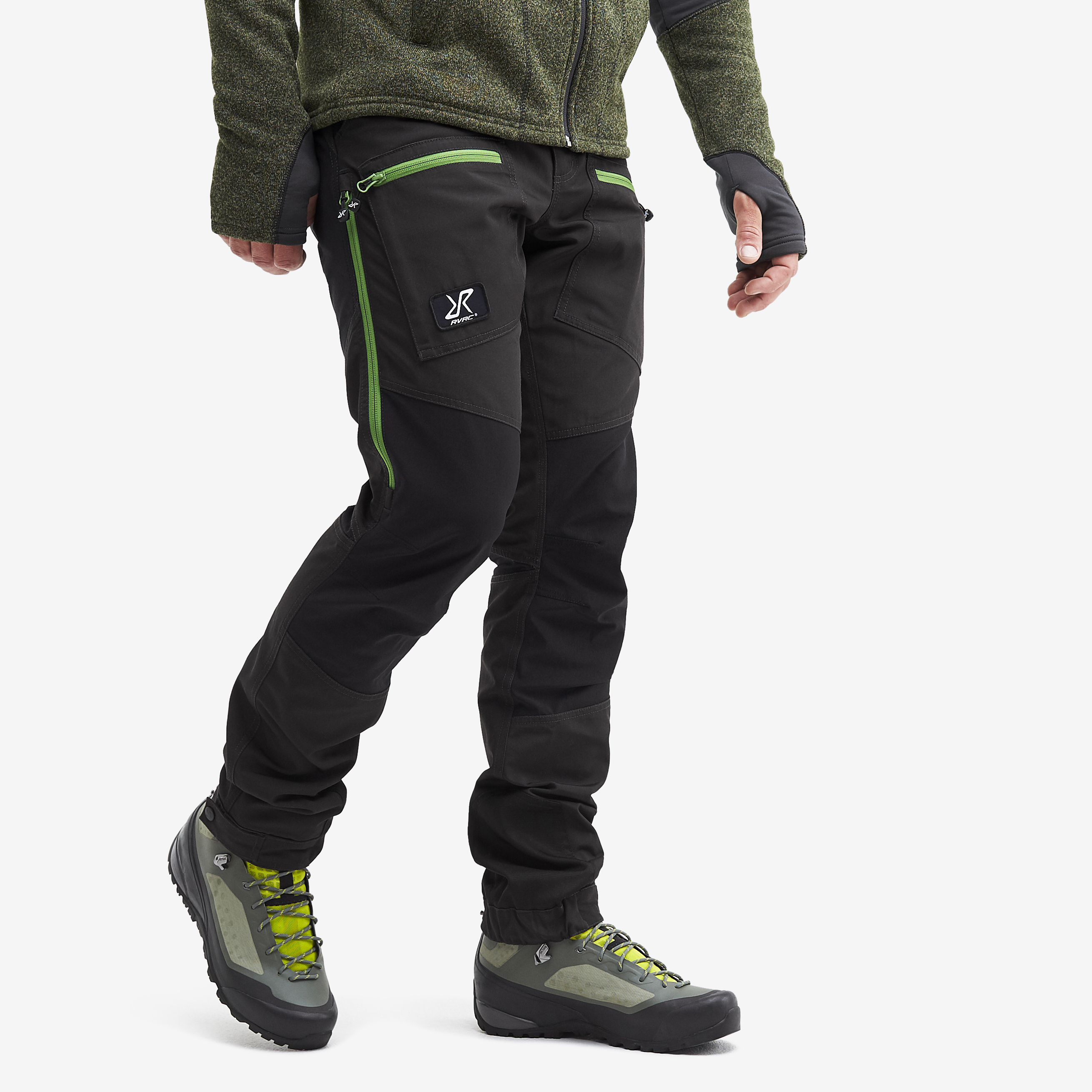 Nordwand Pro Pants Anthracite/Online Lime Herre