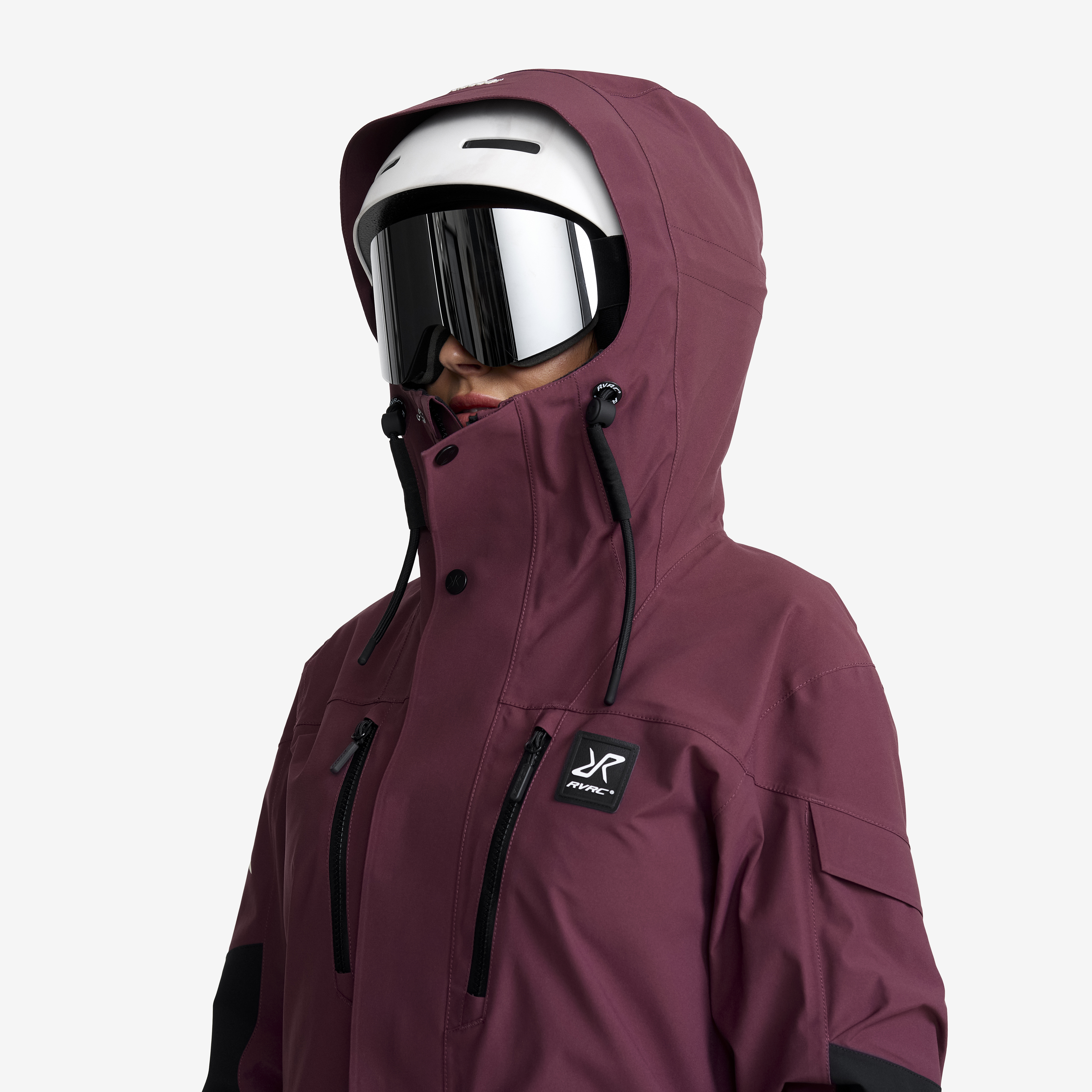 AccXel 2L Ski Jacket Mauve Wine/Black Femme, 