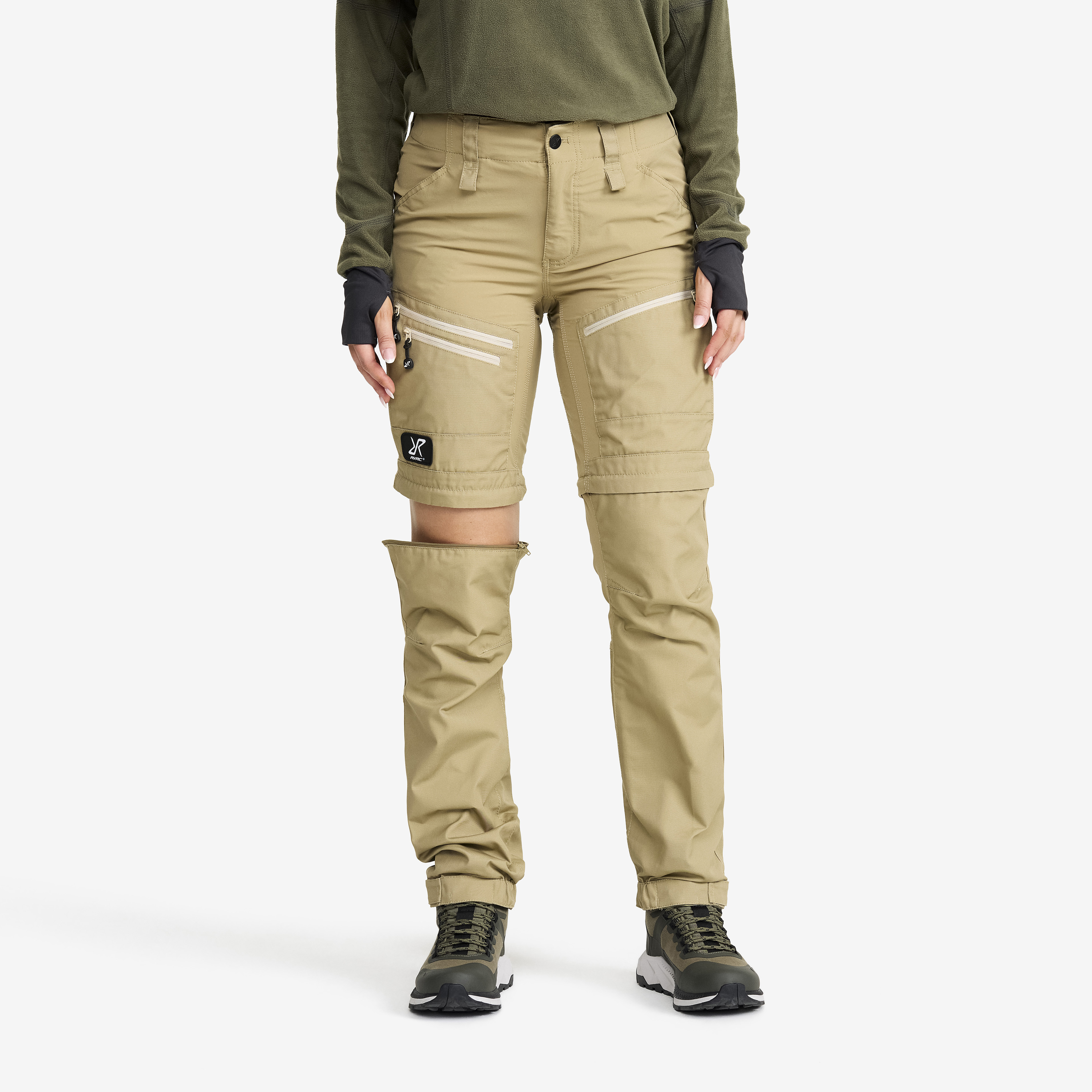 RVRC GP Pro Zip-off Pants Naiset Khaki Koko:M – Zip-off-housut