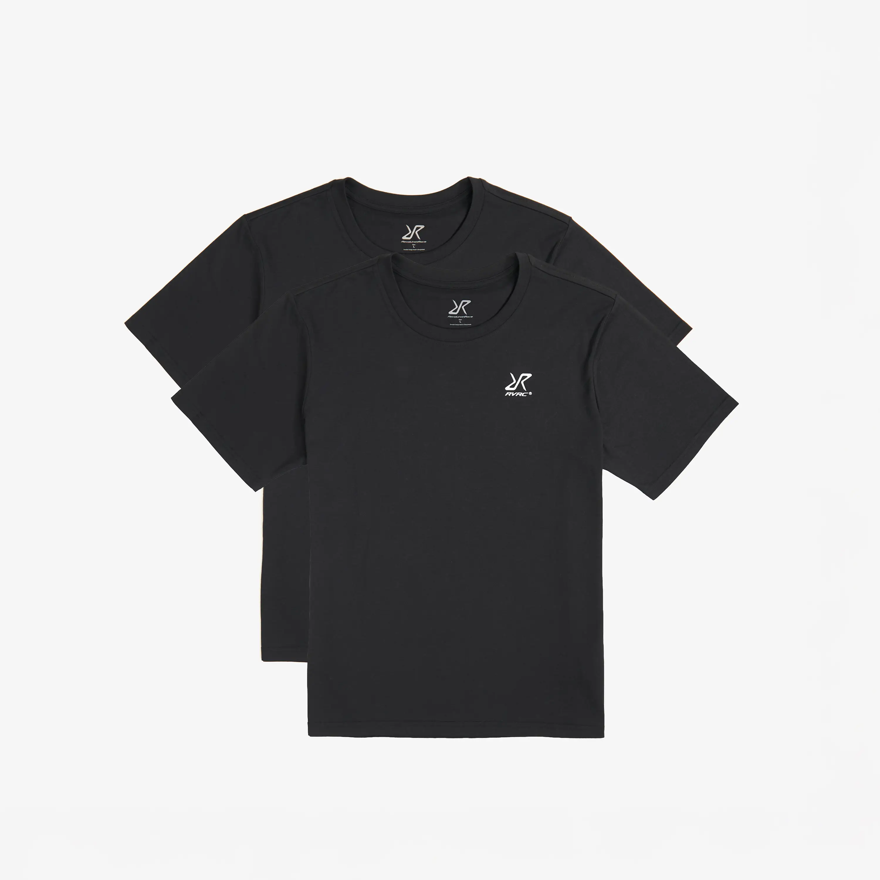 Easy 2 Pack T-shirt Black Herren, 