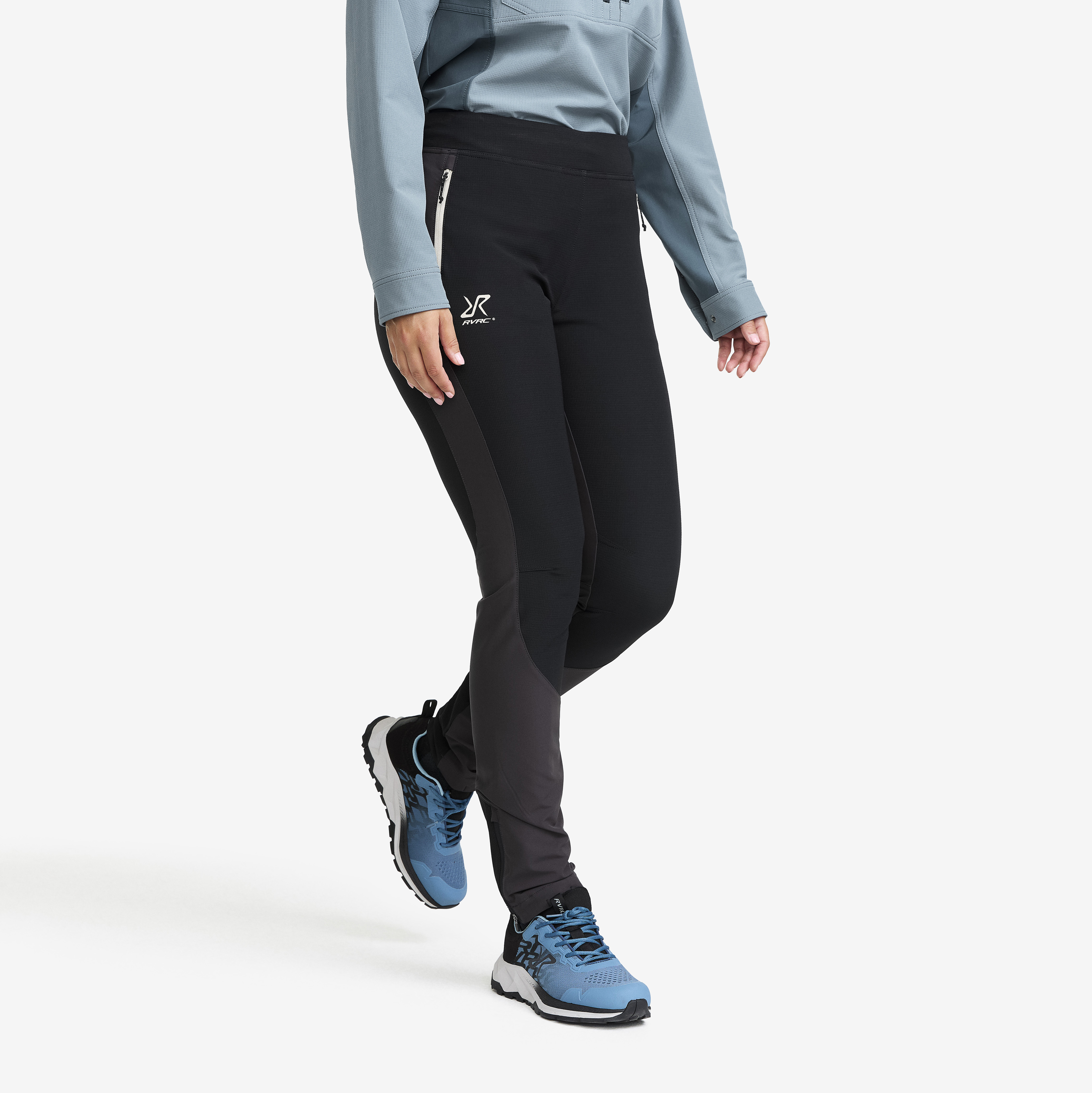 Ridge Trek Stretch Pants Dame Black/Anthracite, Størrelse:L - Dame > Bukser > Softshellbukser