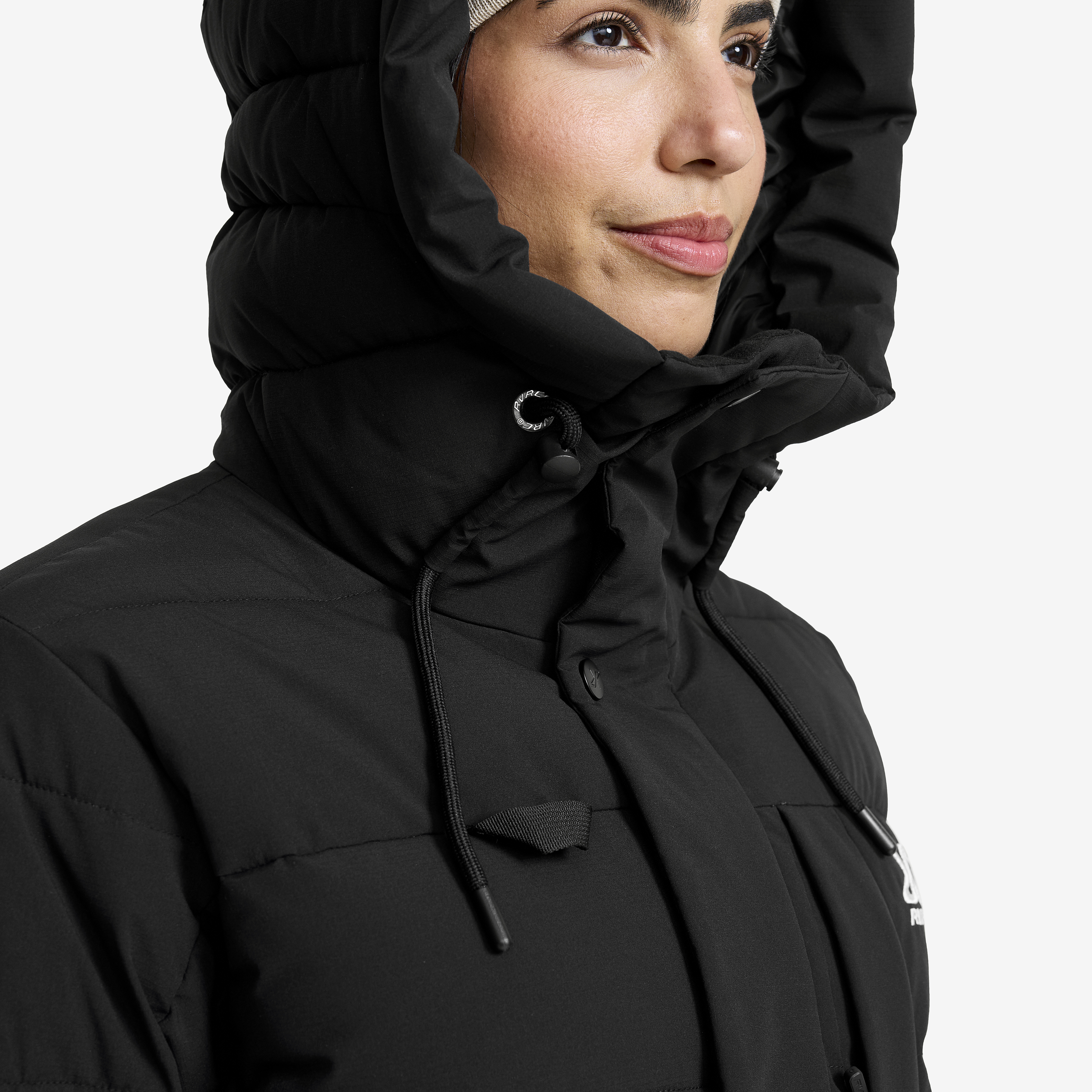 Scenic Insulated Long Parka Women Black | RevolutionRace