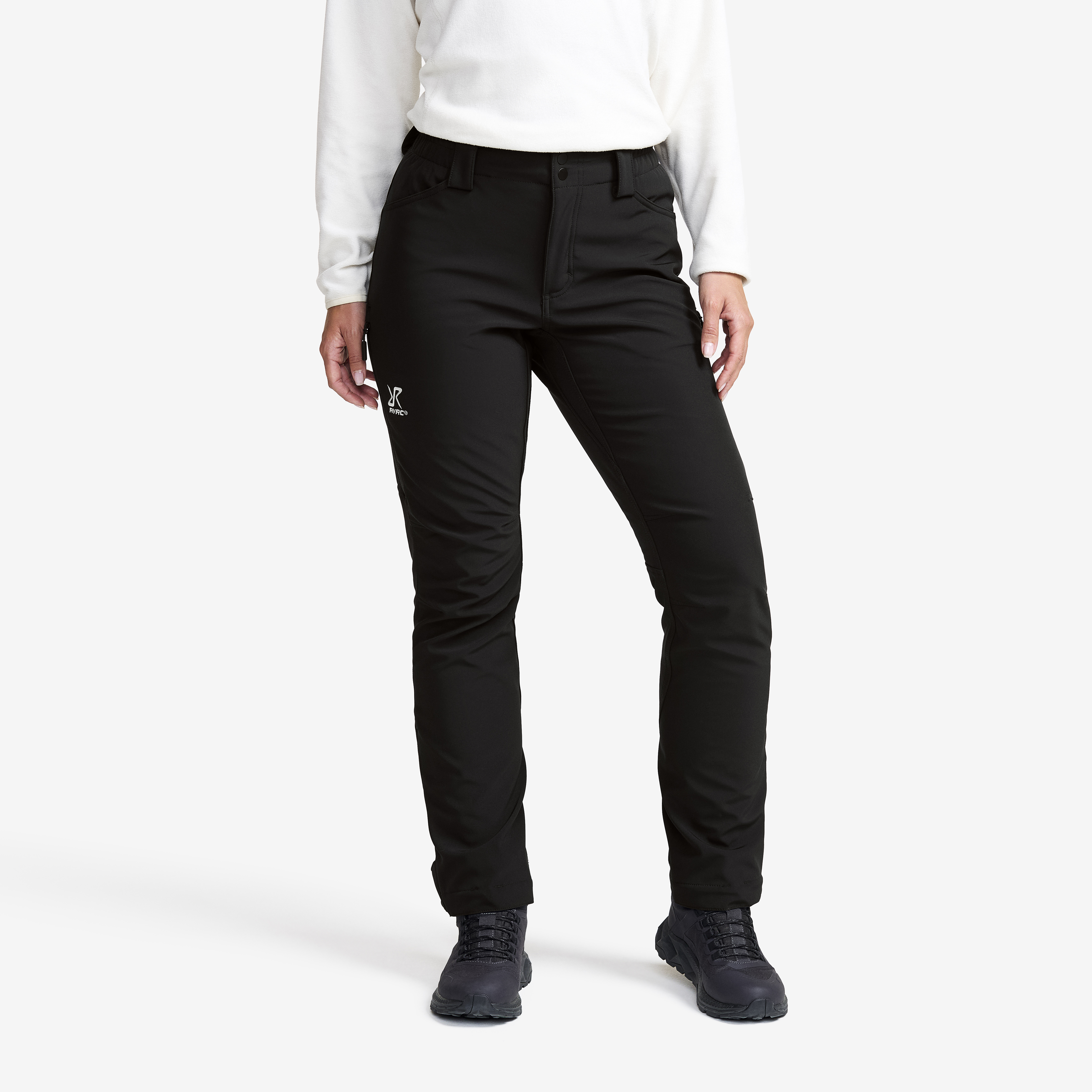 Hiball Essential Softshell Pants Dam Black, :3XL