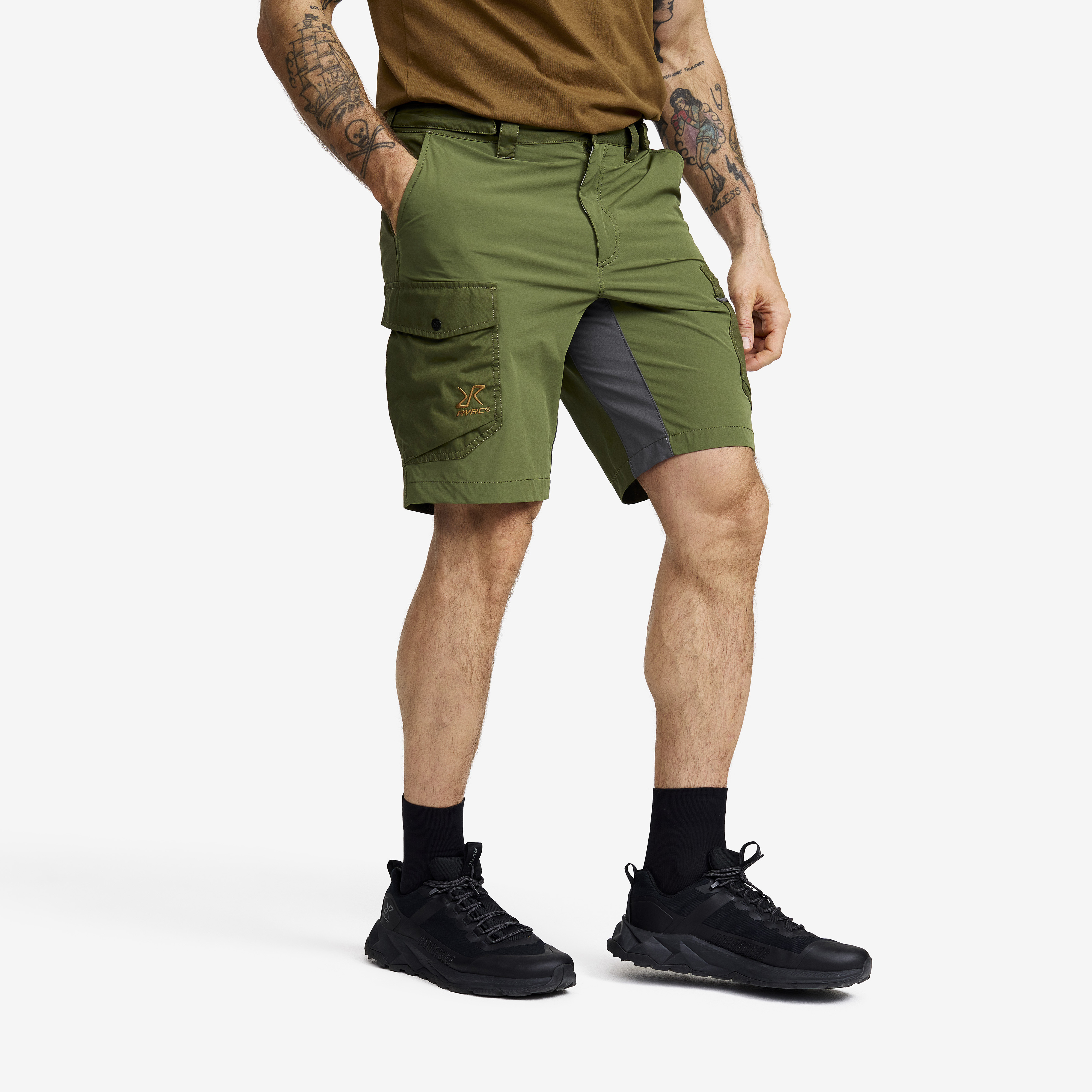 Shorts De Senderismo RevolutionRace Para Mujer - Ligeros, Elásticos Y Con Bolsillos