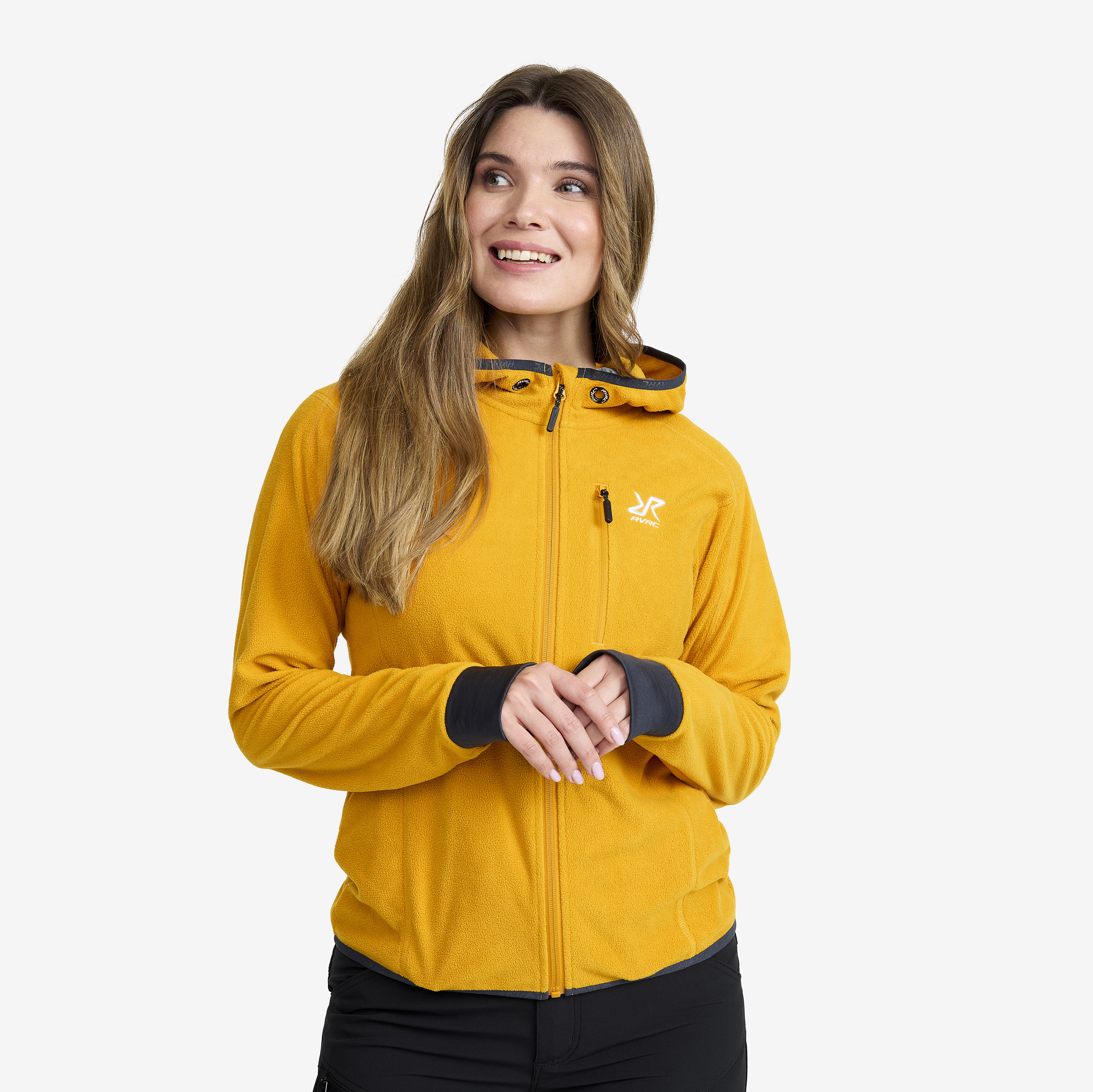 Trekker Hoodie Golden Yellow Damskie,