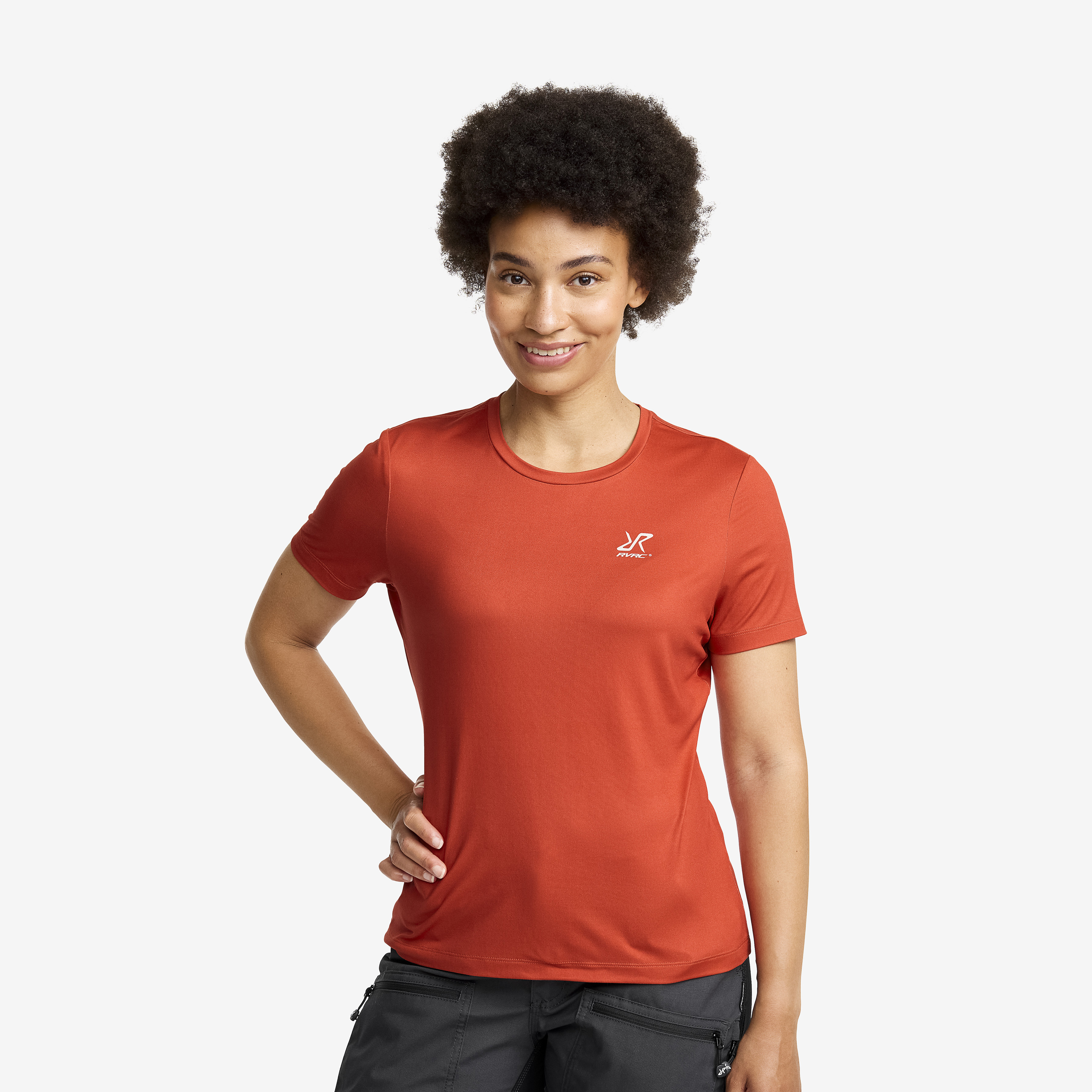 Mission T-shirt Aurora Red Naistele,