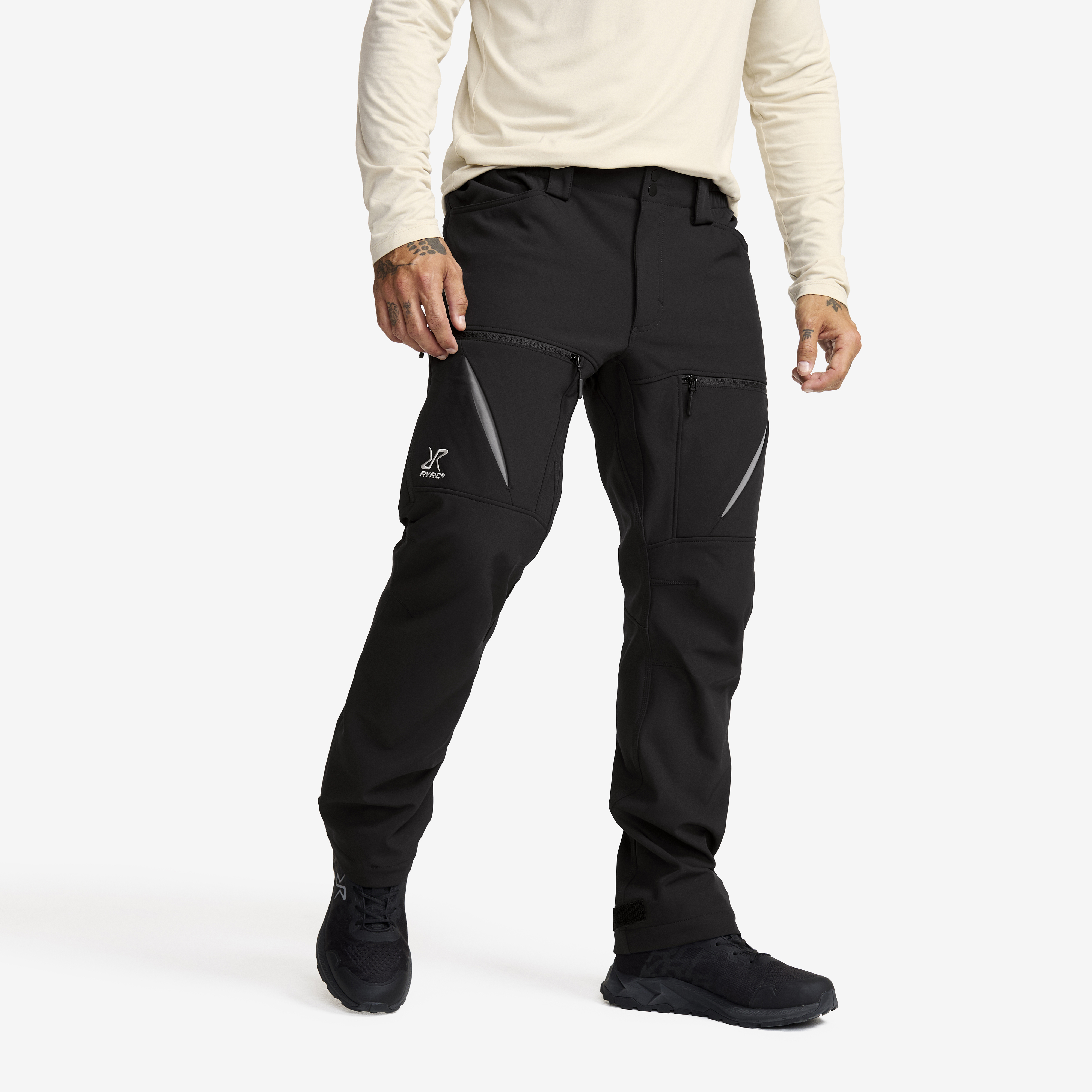 Hiball Softshell Pants Black Herren,
