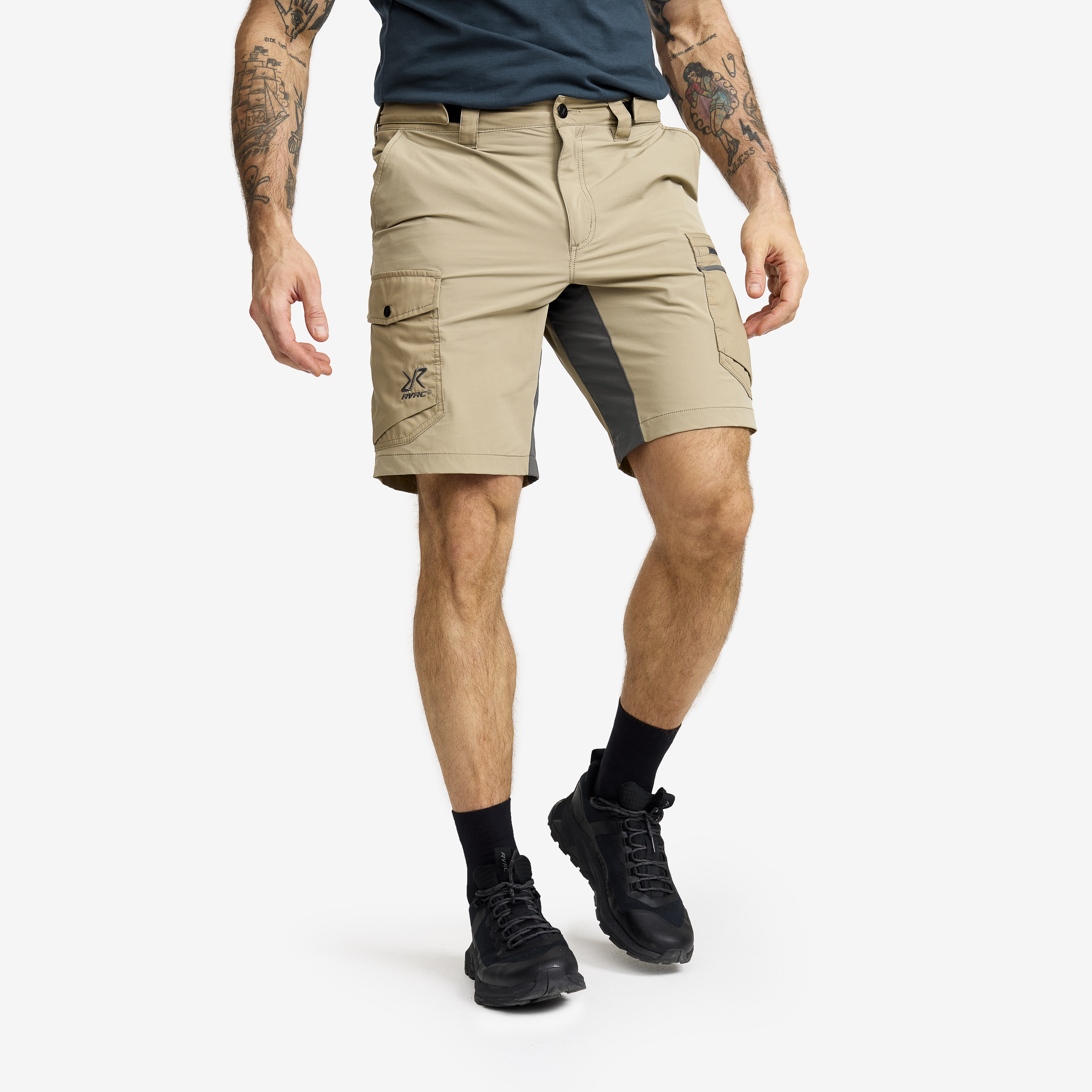 Rambler Lightweight Pro Shorts Herr Khaki, :3XL