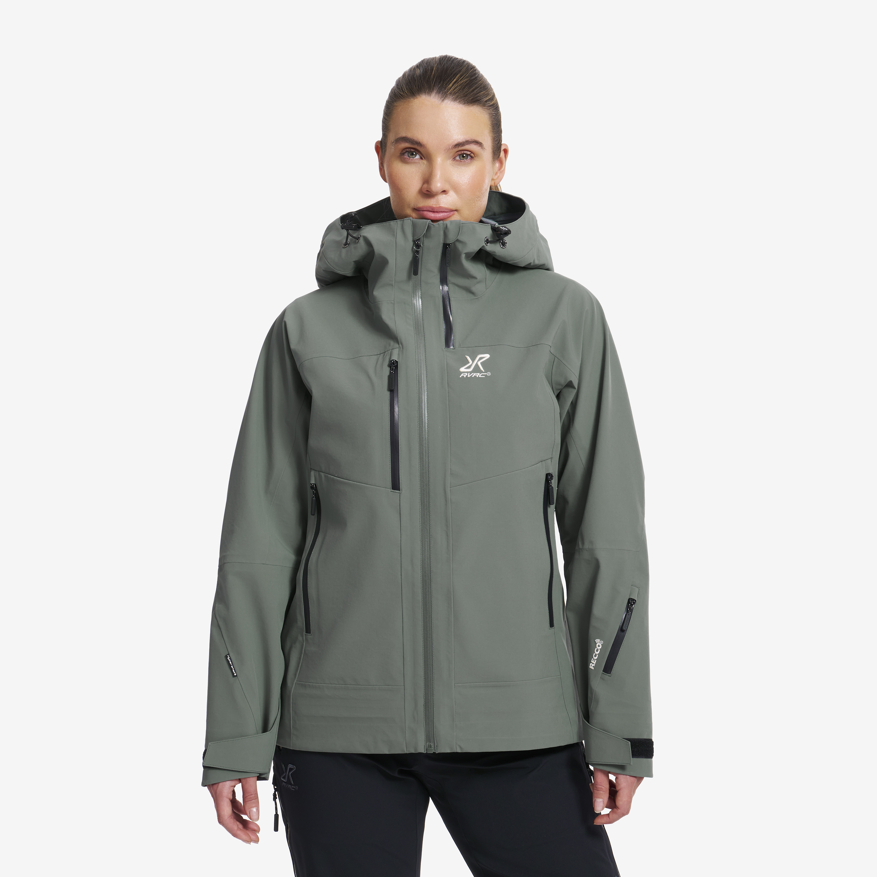 Cyclone 3L Shell Jacket Balsam Green Damen, 