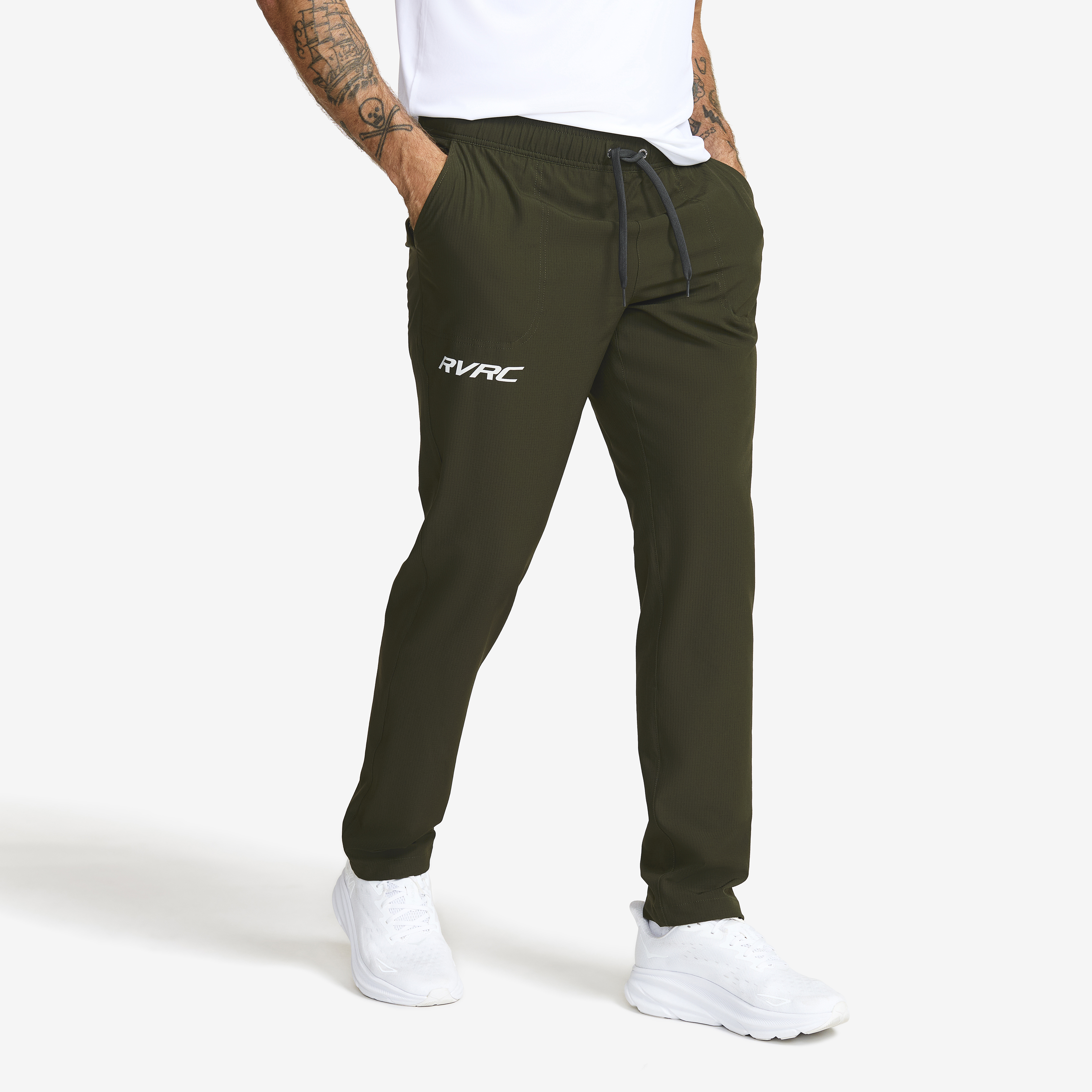 Athletic Lightweight Pants Rosin Green Heren,