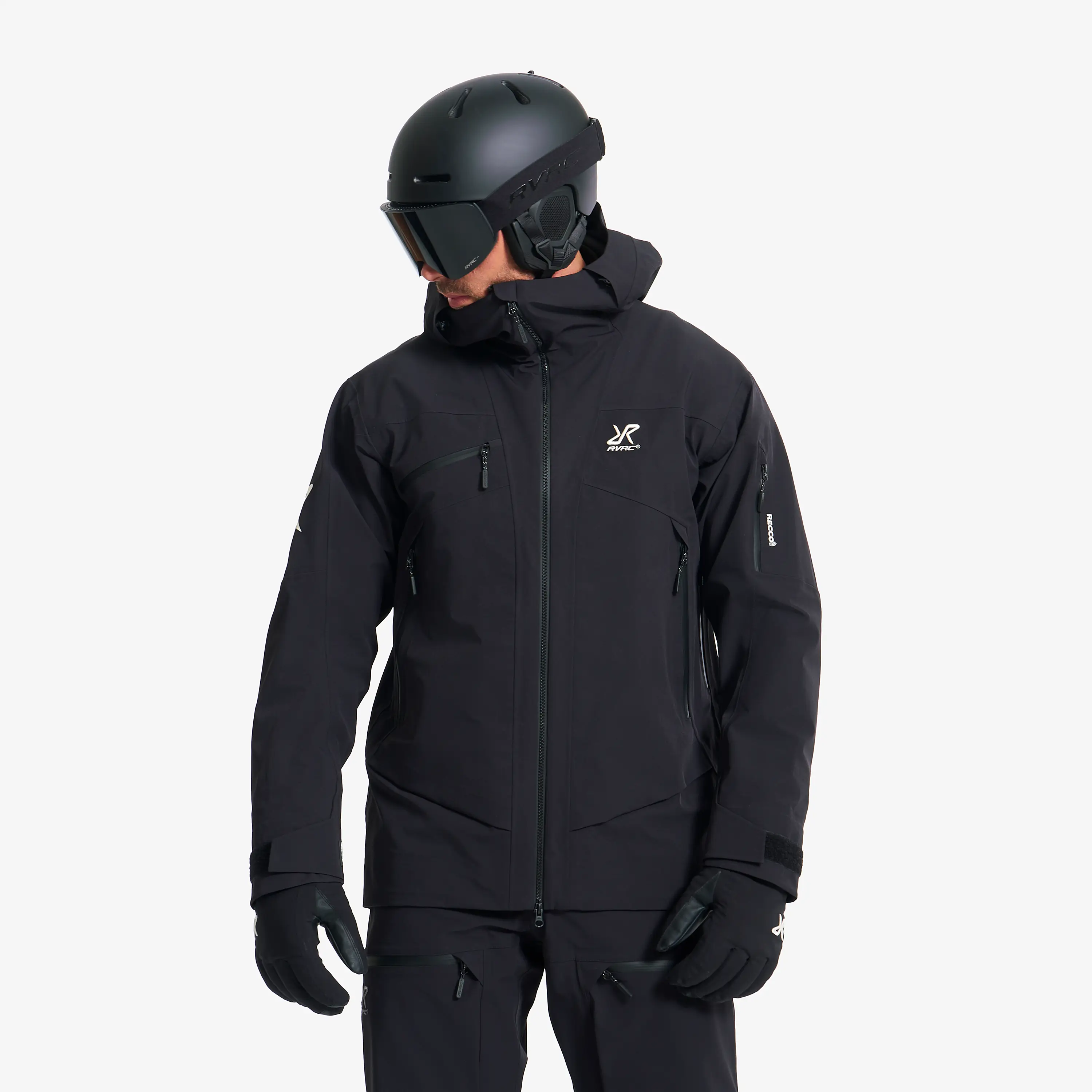 Atlas 3L Ski Jacket Black Homme,