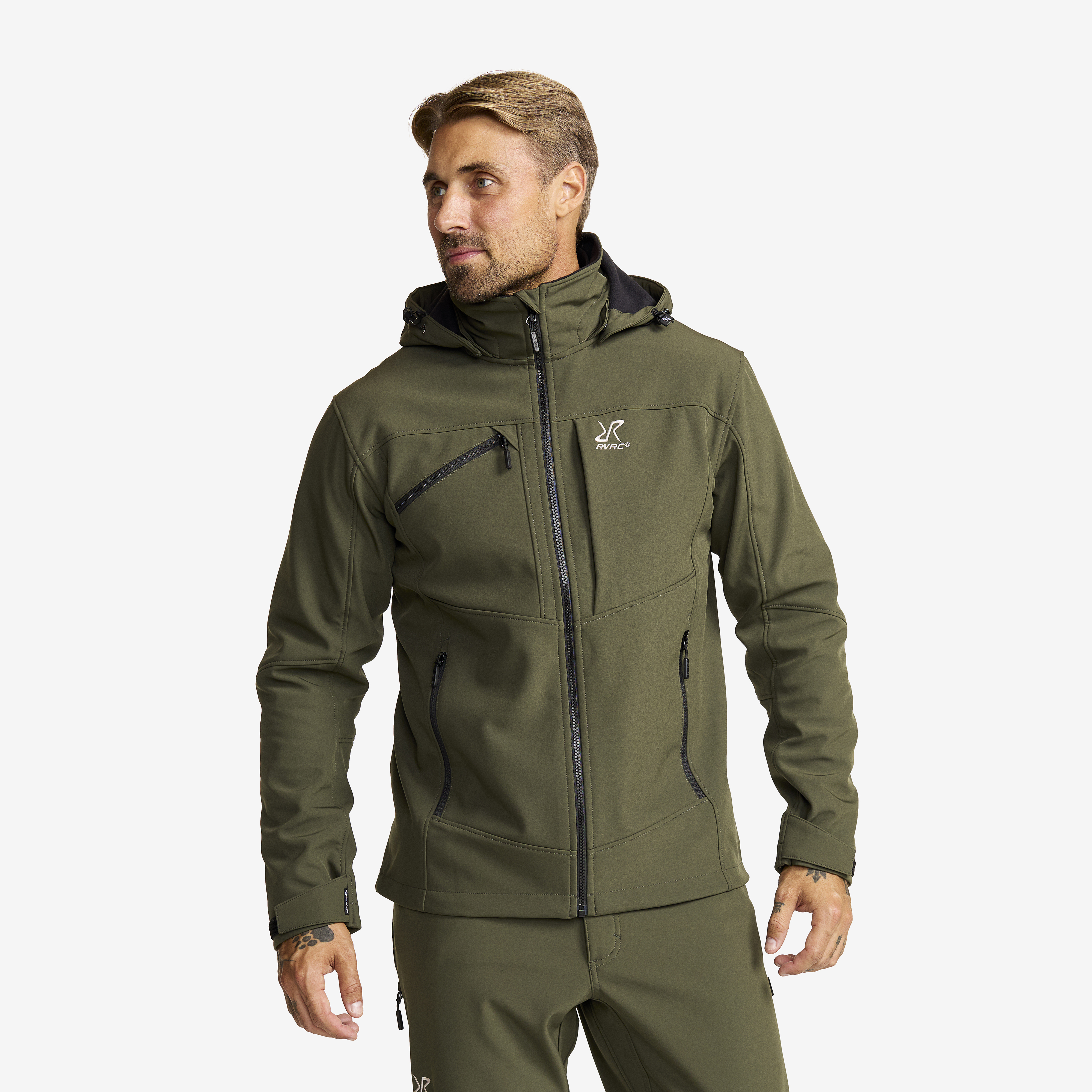 Hiball Softshell Jacket Herr Forest Night, :M