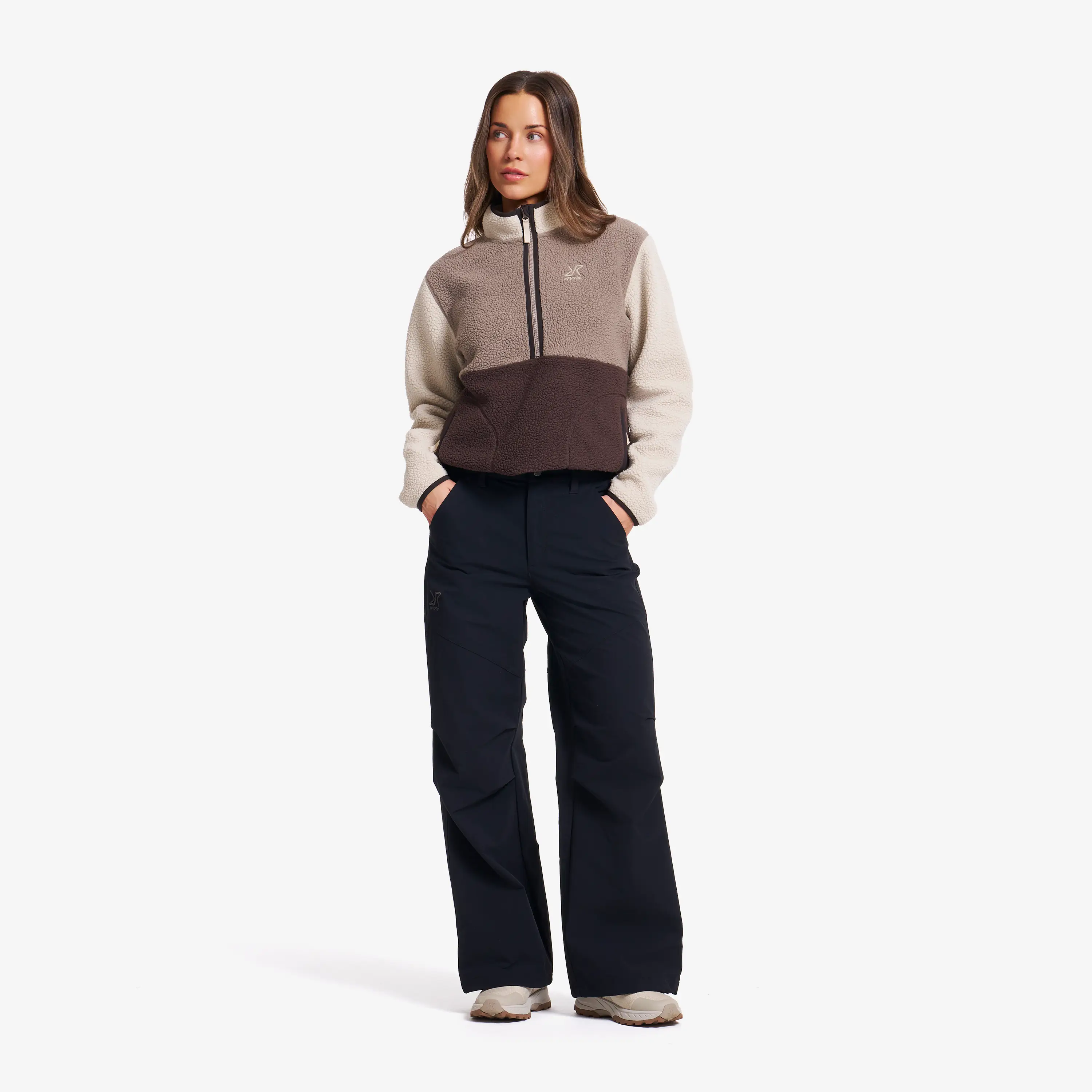 Zenith Wide Leg Pants Women Black | RevolutionRace