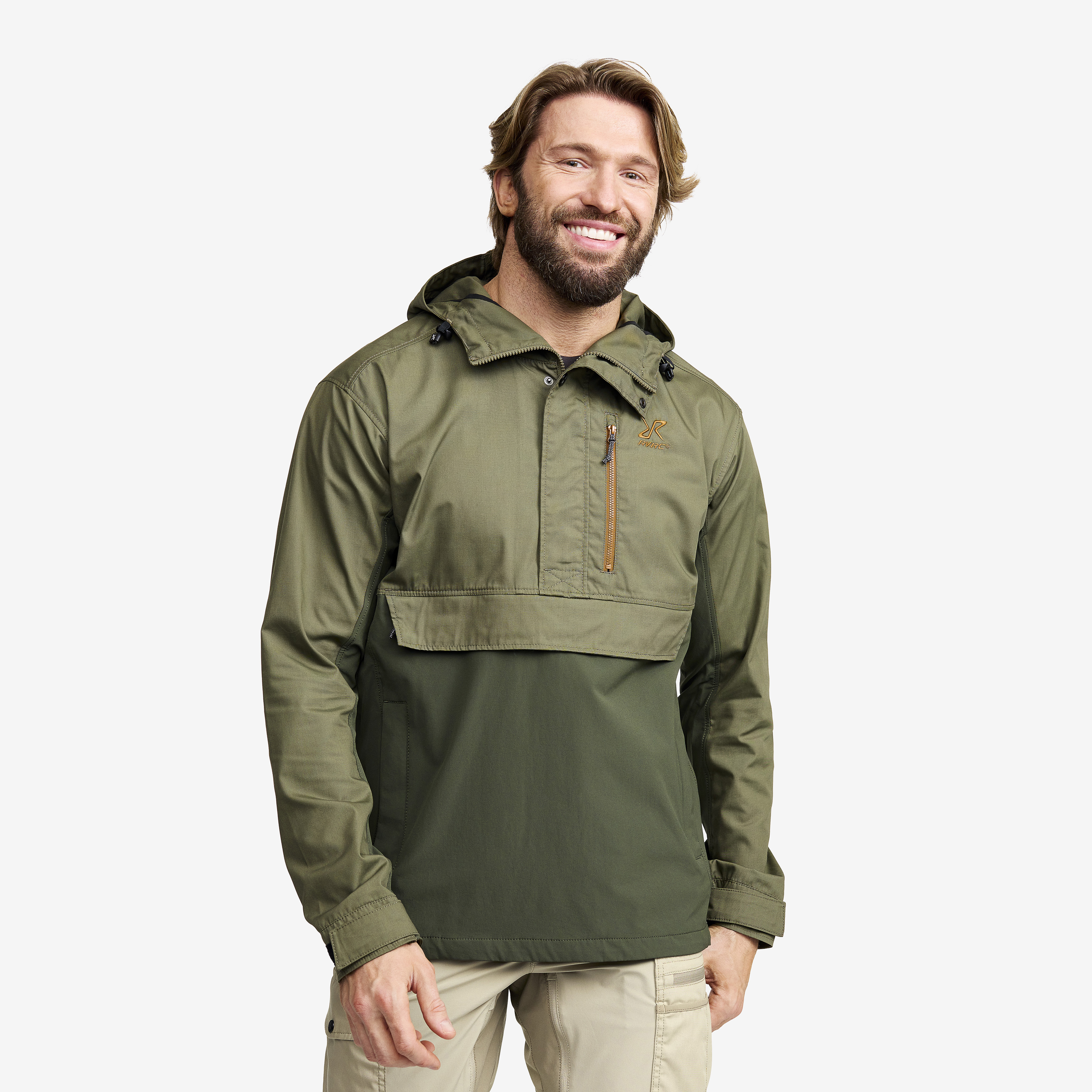 Rambler Lightweight Anorak Herr Kalamata/Deep Depths, :S