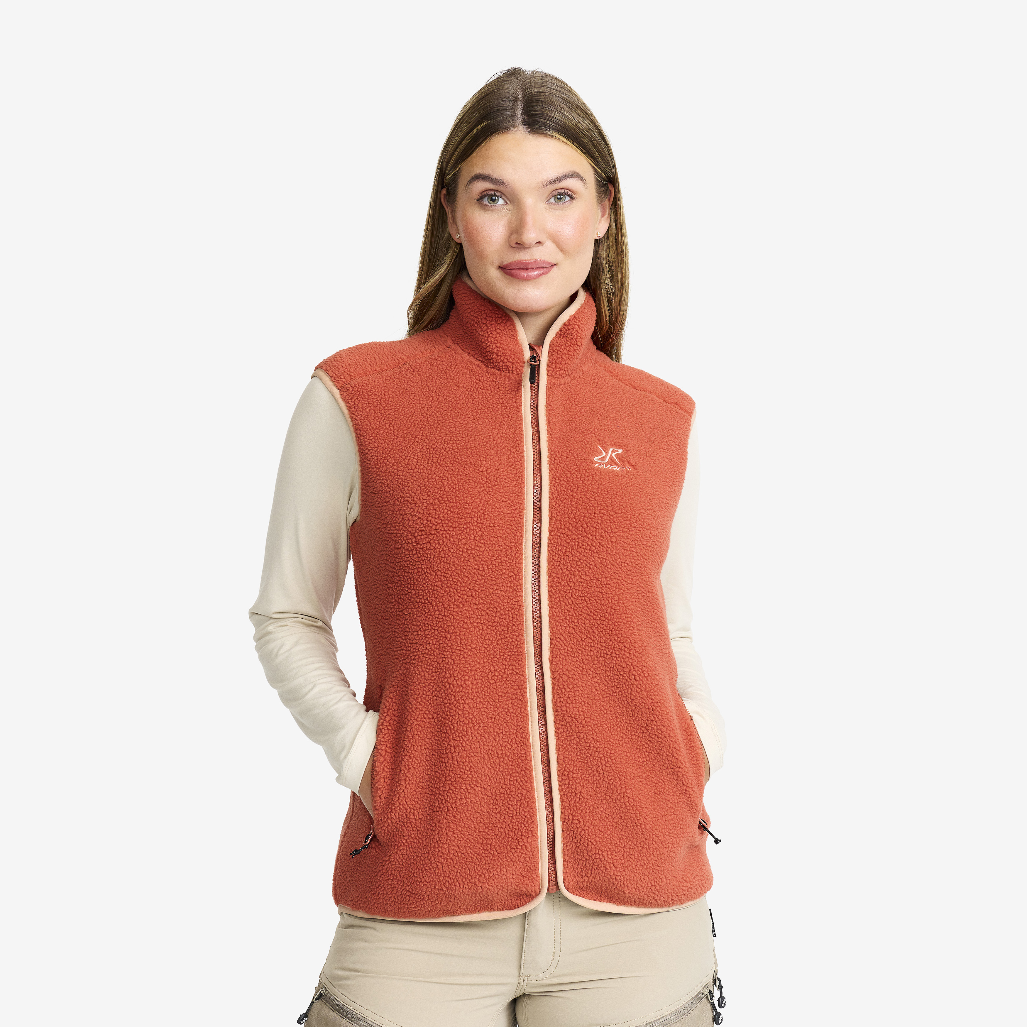 RevolutionRace Canyon Full-zip Pile Fleece Vest Dame