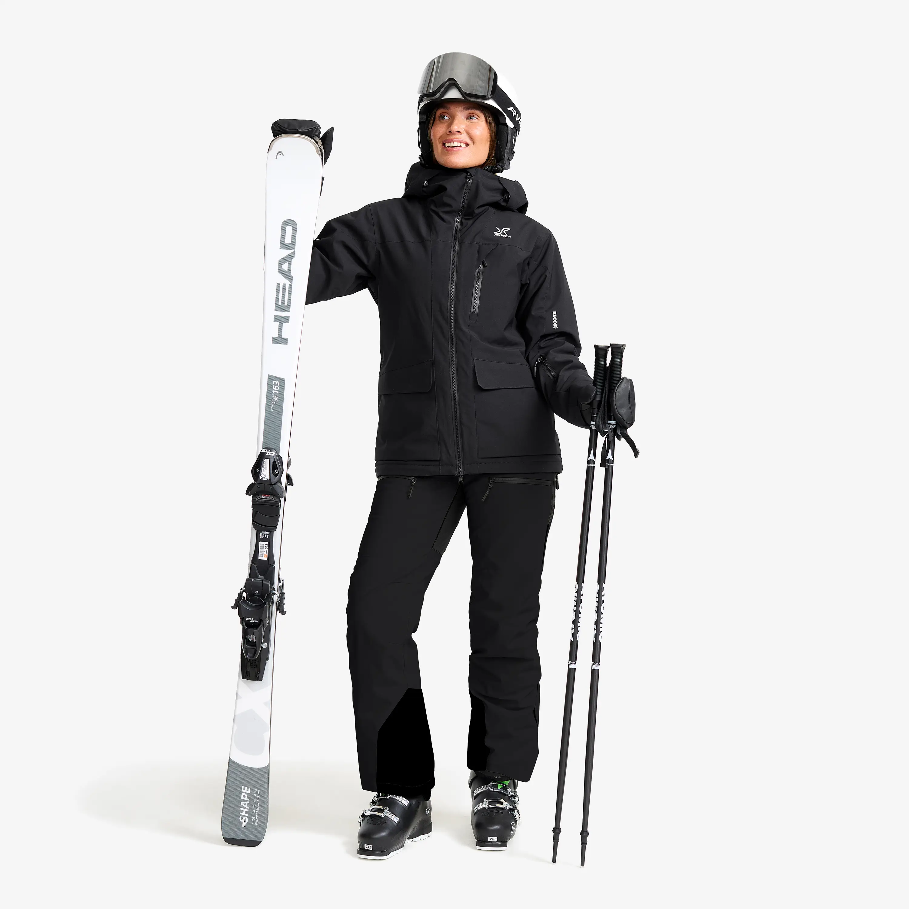 AccXel Insulated 2L Ski Jacket Black Femme,